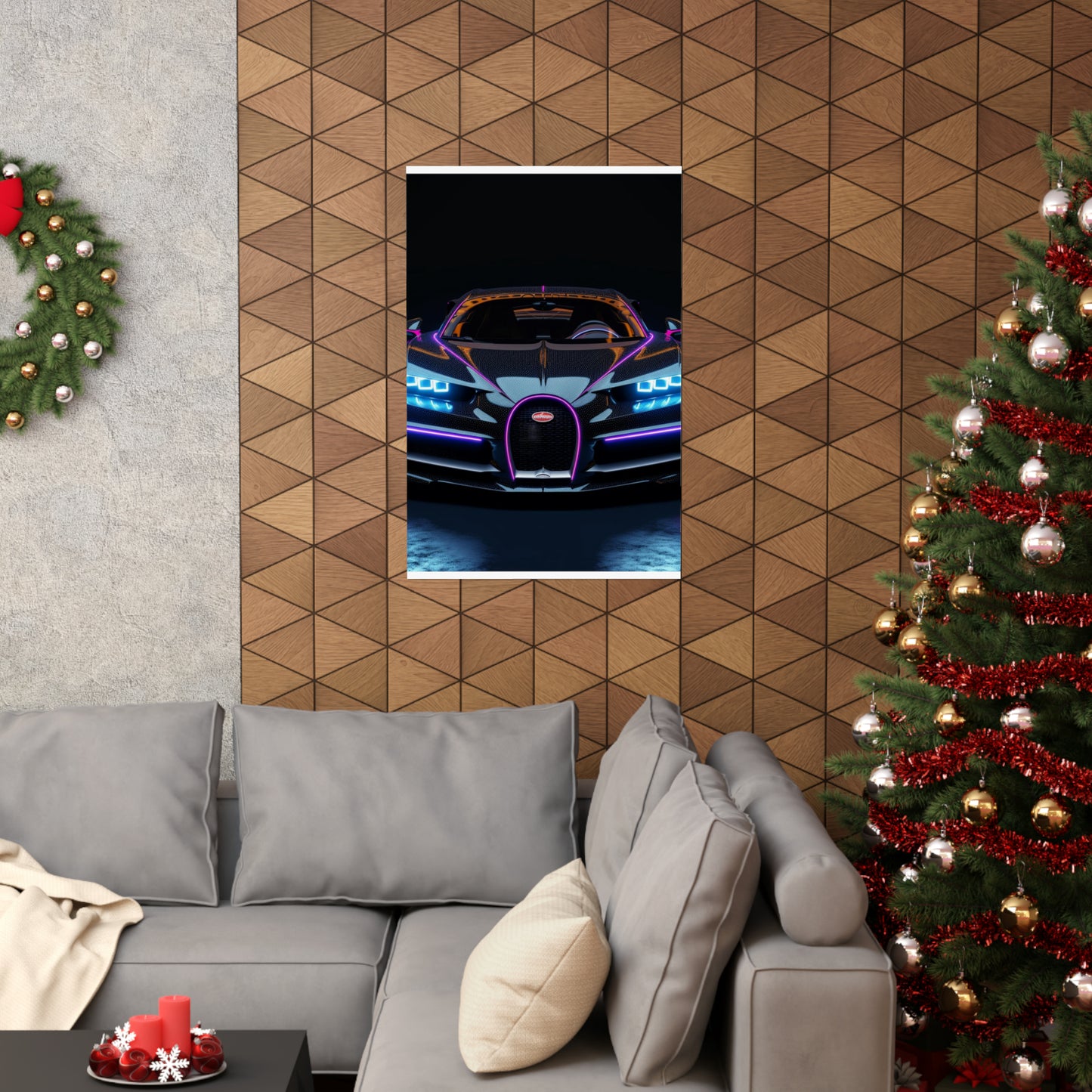 Premium Matte Vertical Posters Hyper Bugatti Chiron 2