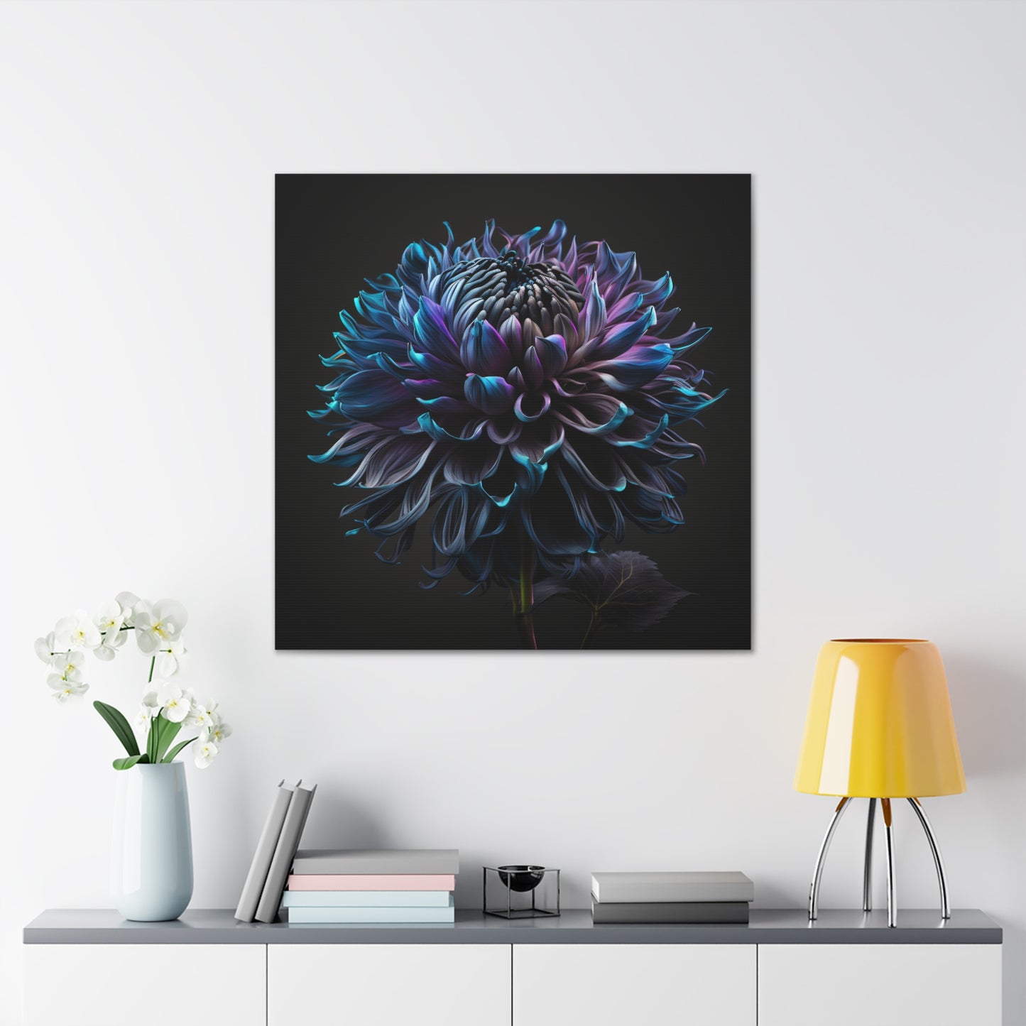Canvas Gallery Wraps Dahlia Purple 3