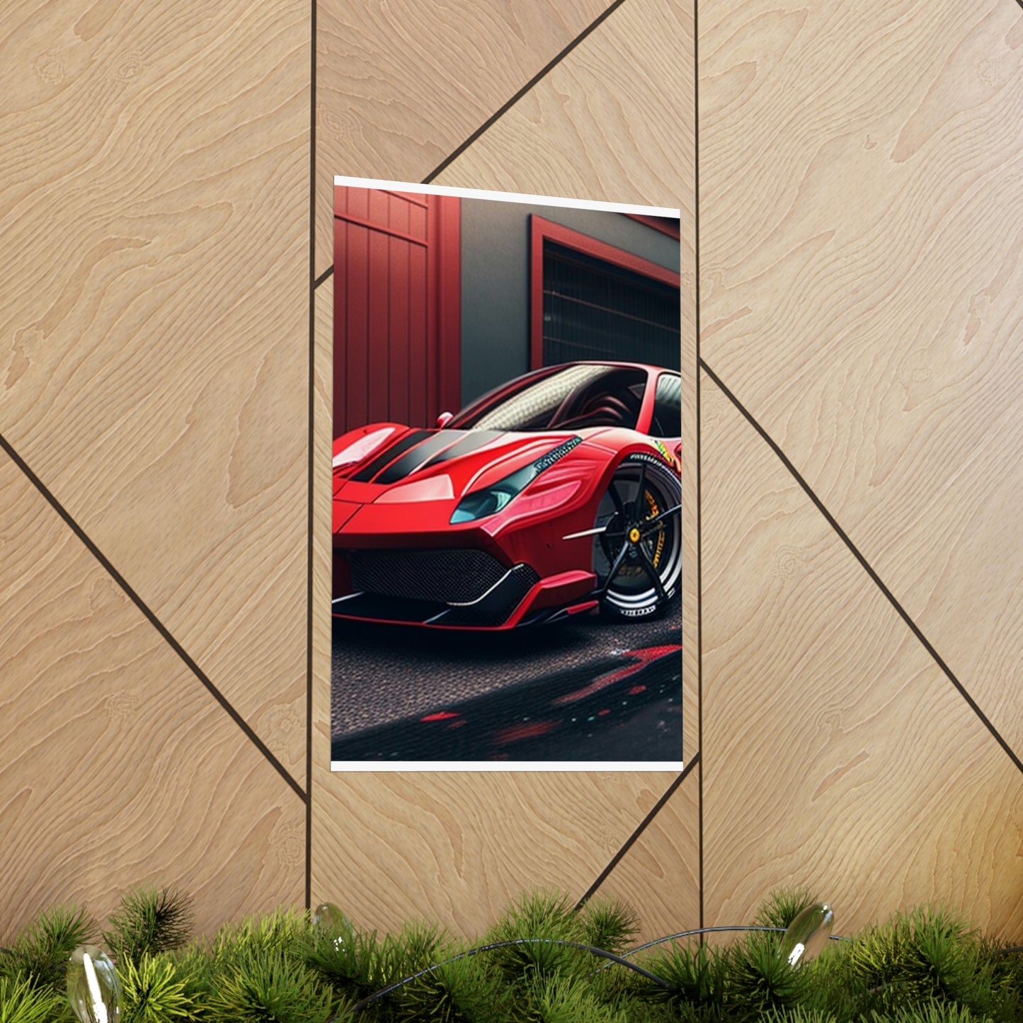 Premium Matte Vertical Posters Ferrari Hyper 1