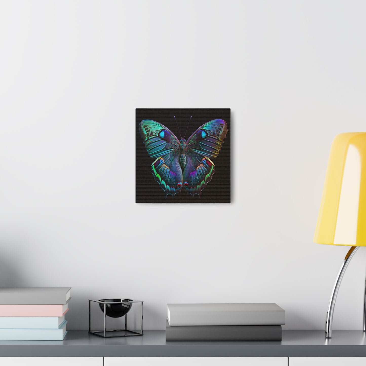 Canvas Gallery Wraps Hue Neon Butterfly 4