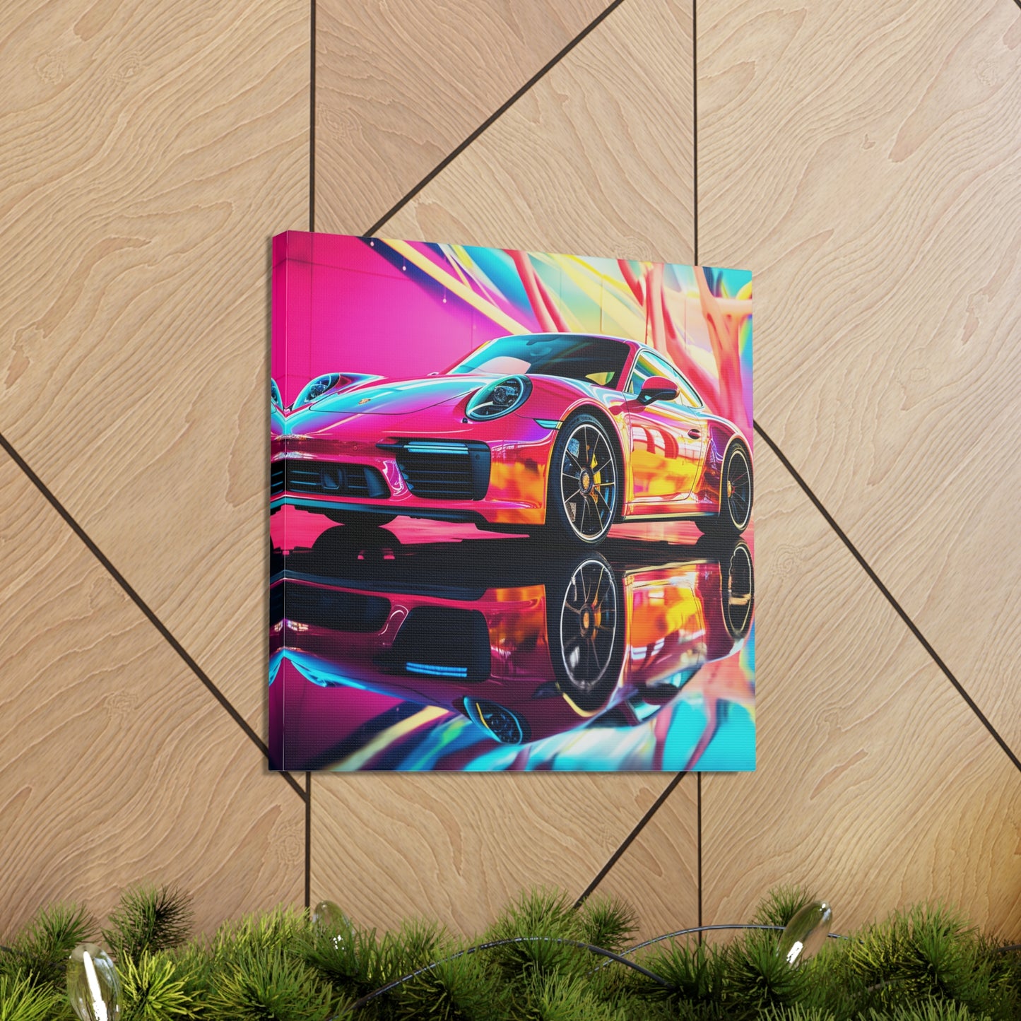 Canvas Gallery Wraps Macro Porsche 4