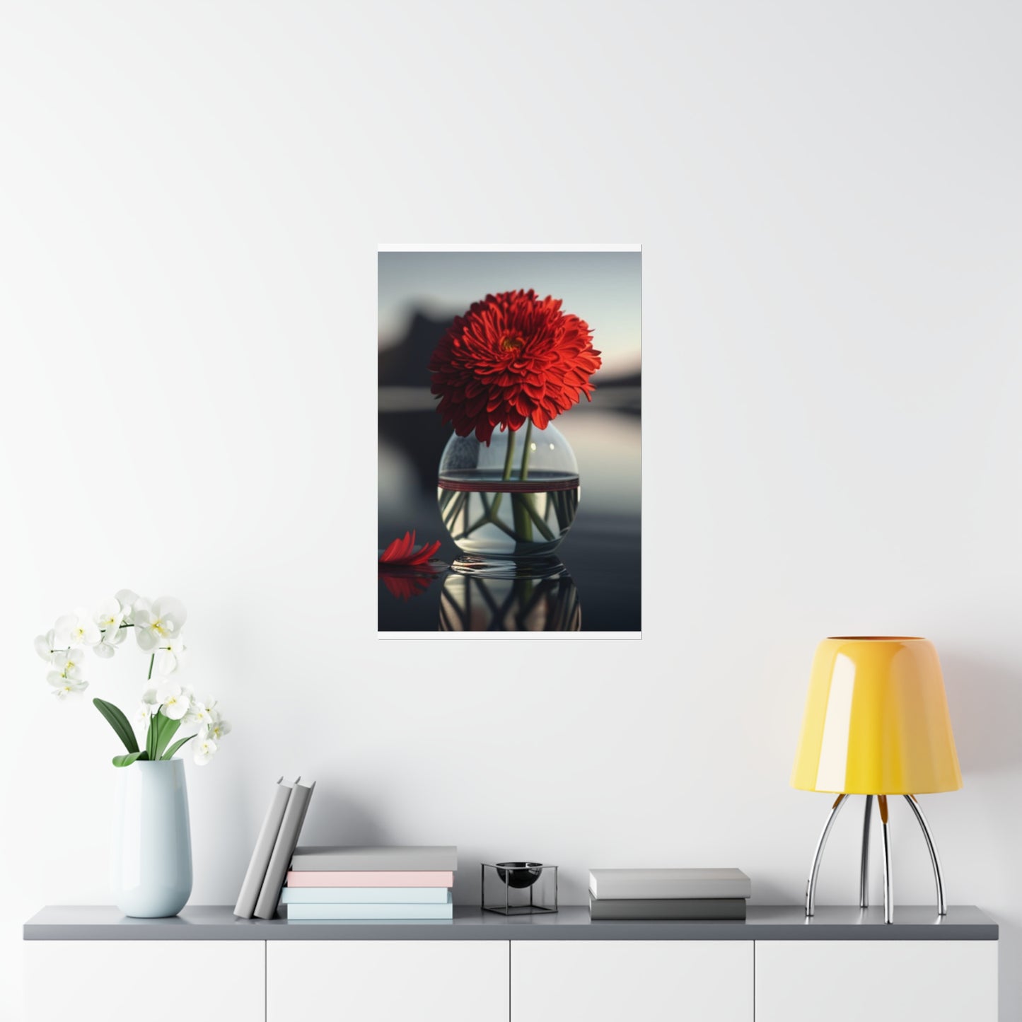 Premium Matte Vertical Posters Chrysanthemum 2