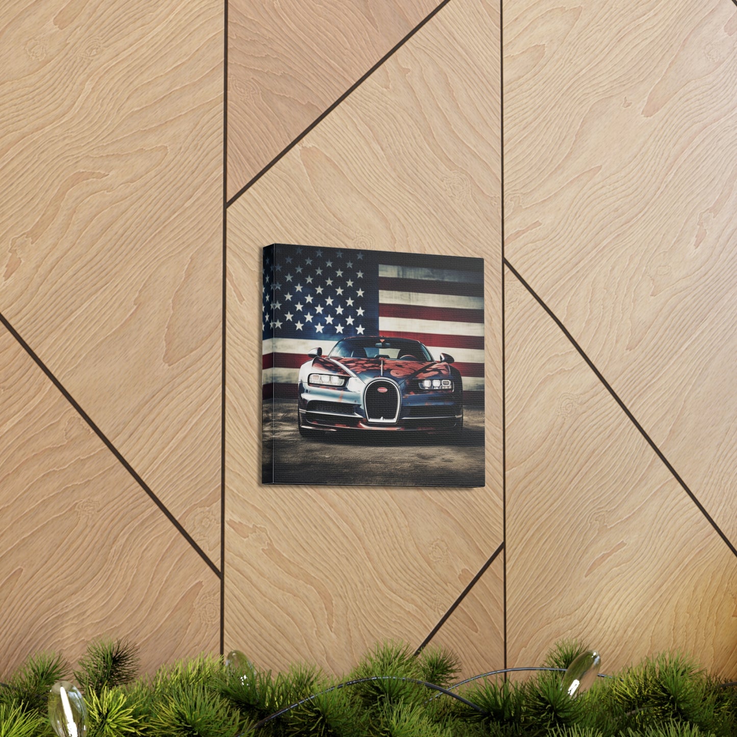 Canvas Gallery Wraps Bugatti Flag 3