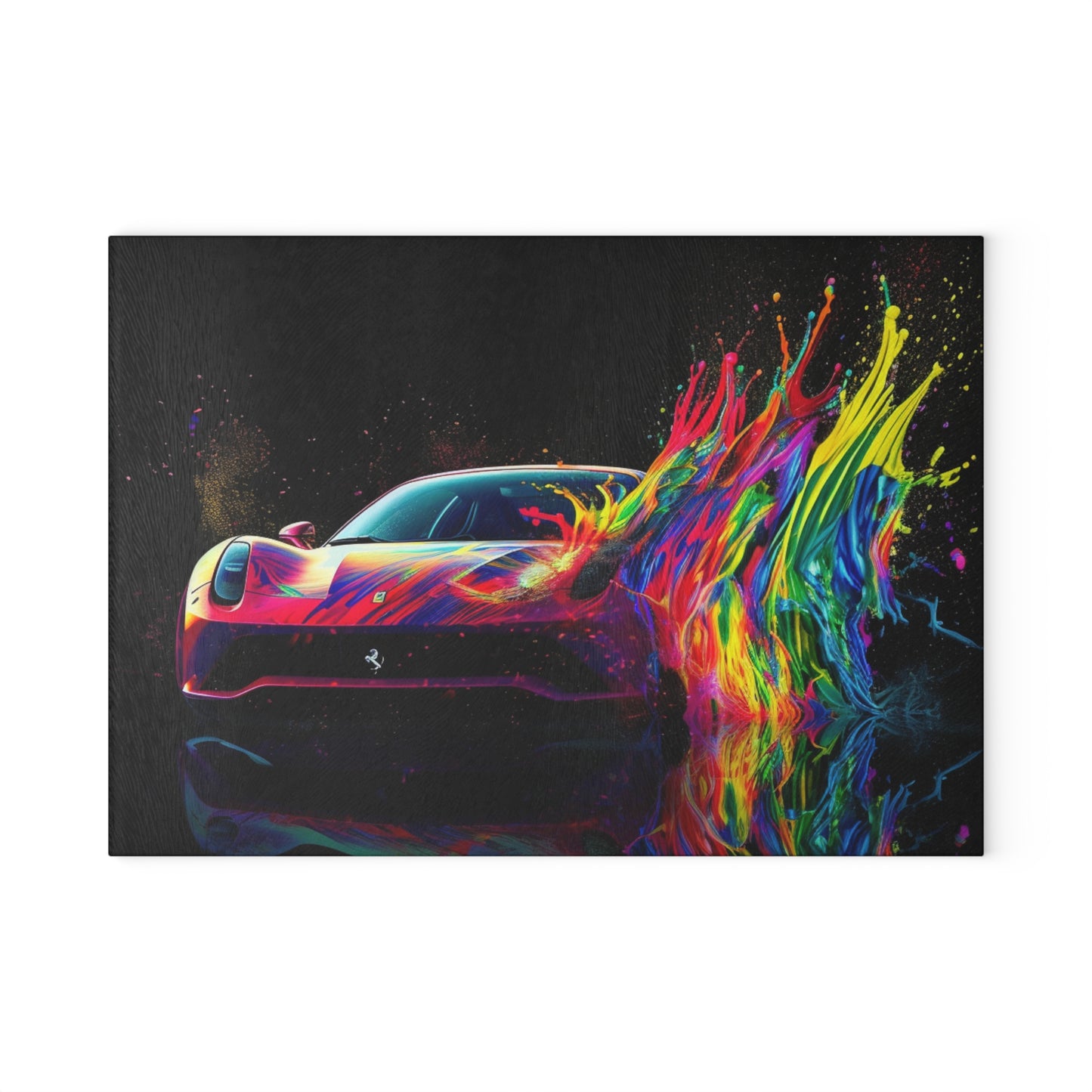 Glass Cutting Board Ferrari Fusion Water 3