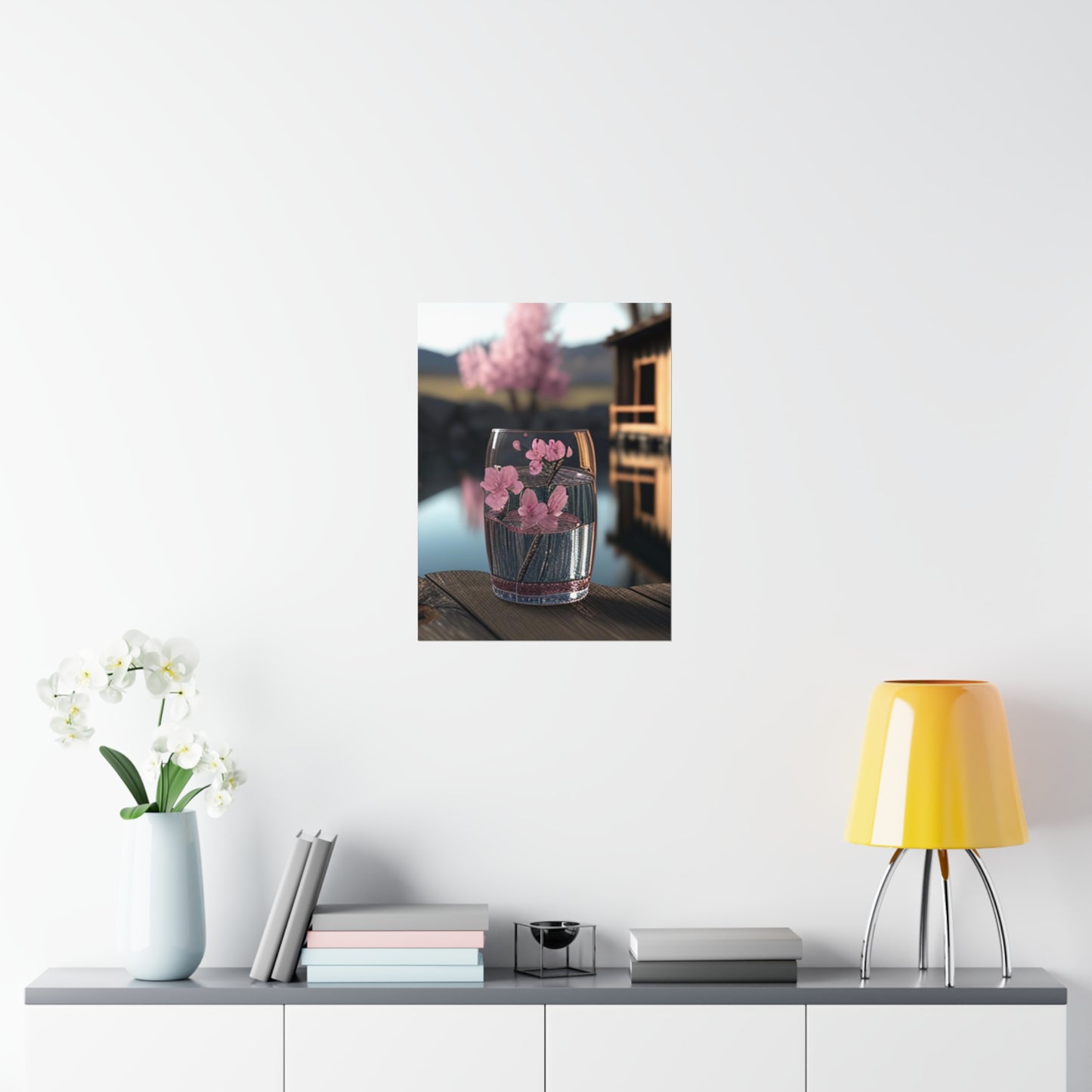 Premium Matte Vertical Posters Cherry Blossom 1