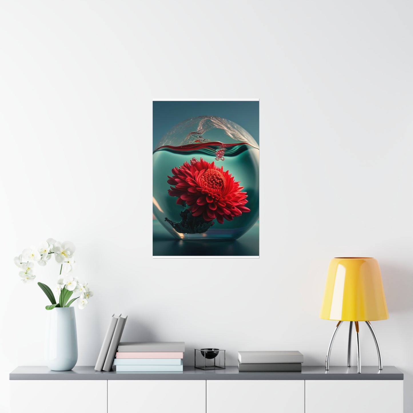 Premium Matte Vertical Posters Chrysanthemum 4