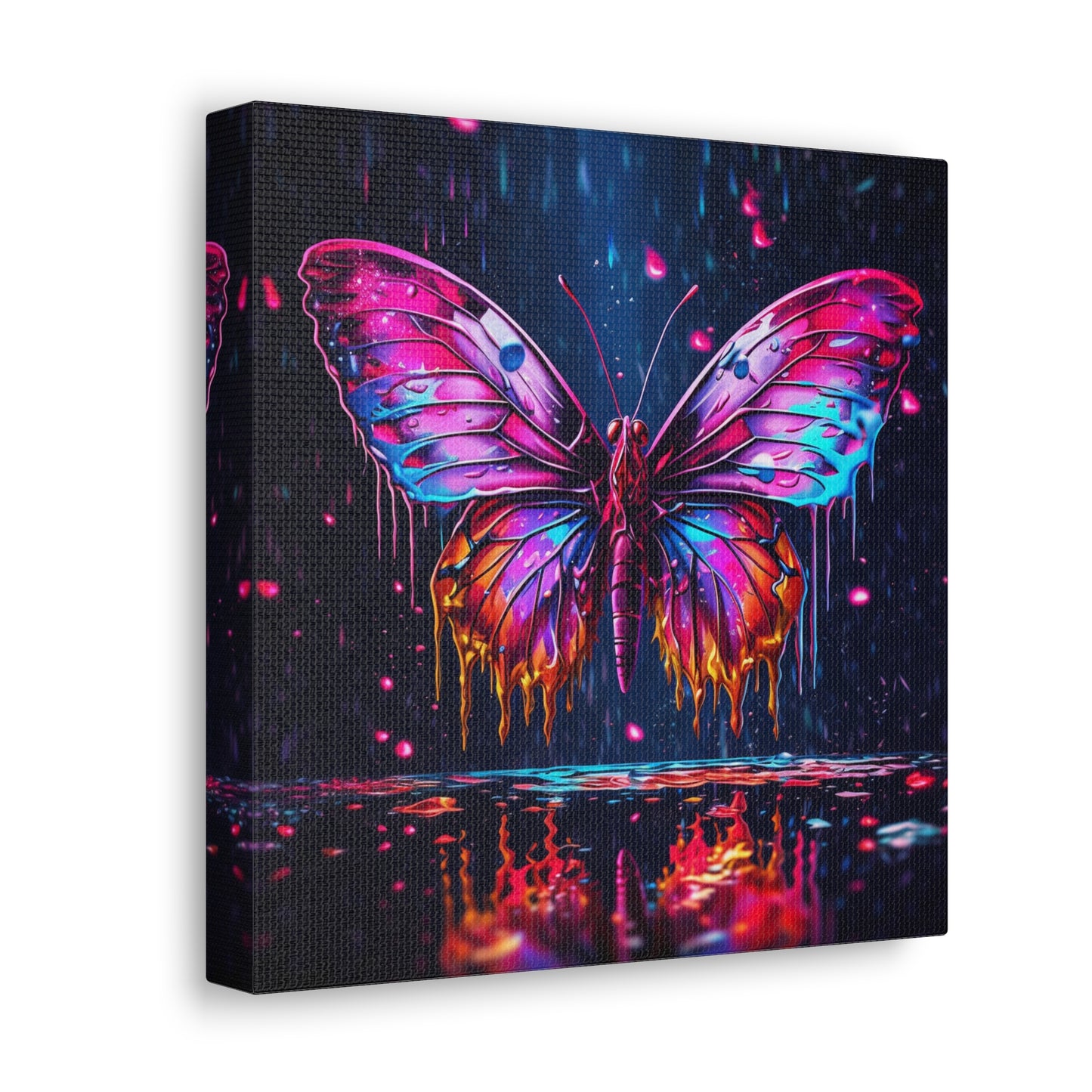 Canvas Gallery Wraps Pink Butterfly Flair 2