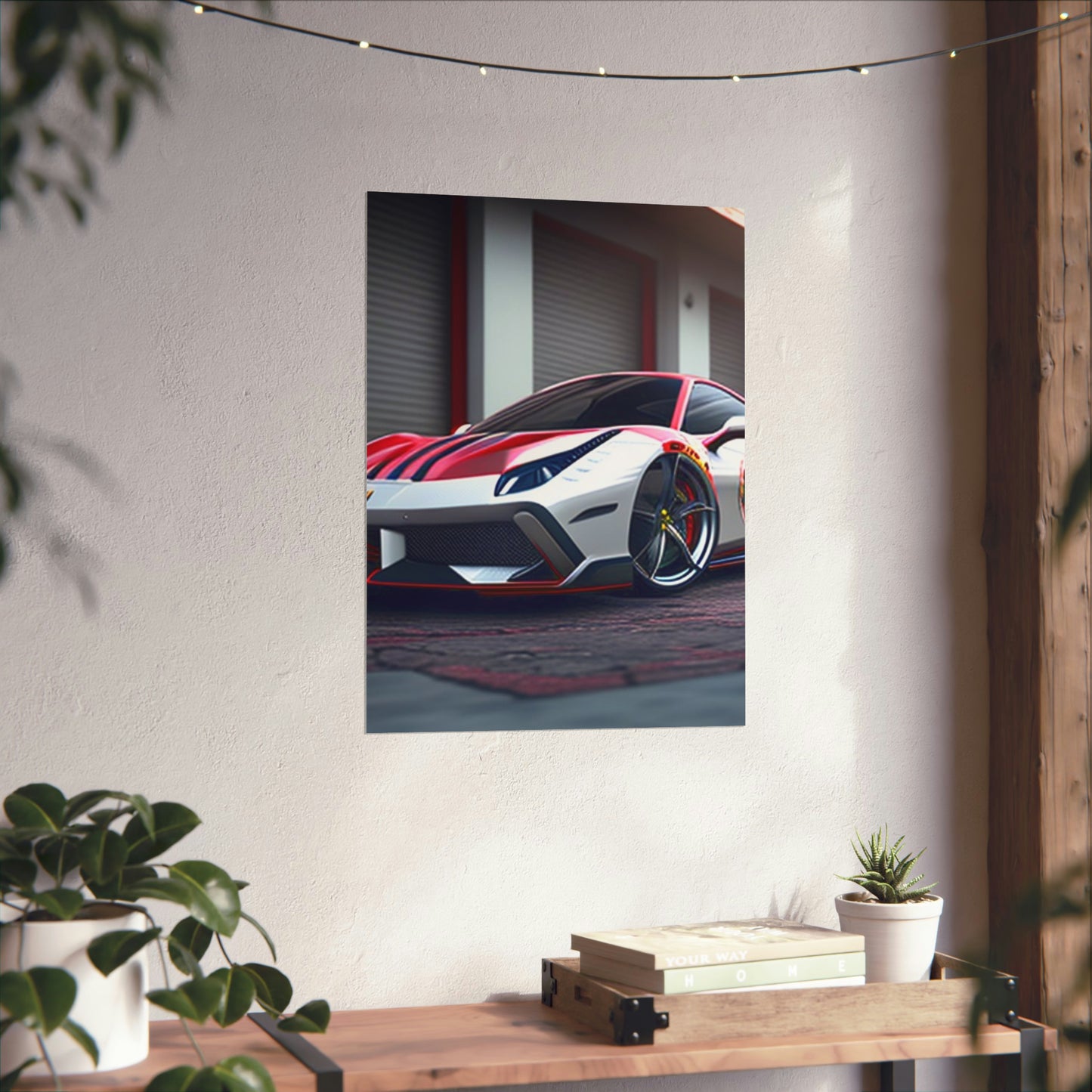 Premium Matte Vertical Posters Ferrari Hyper 3