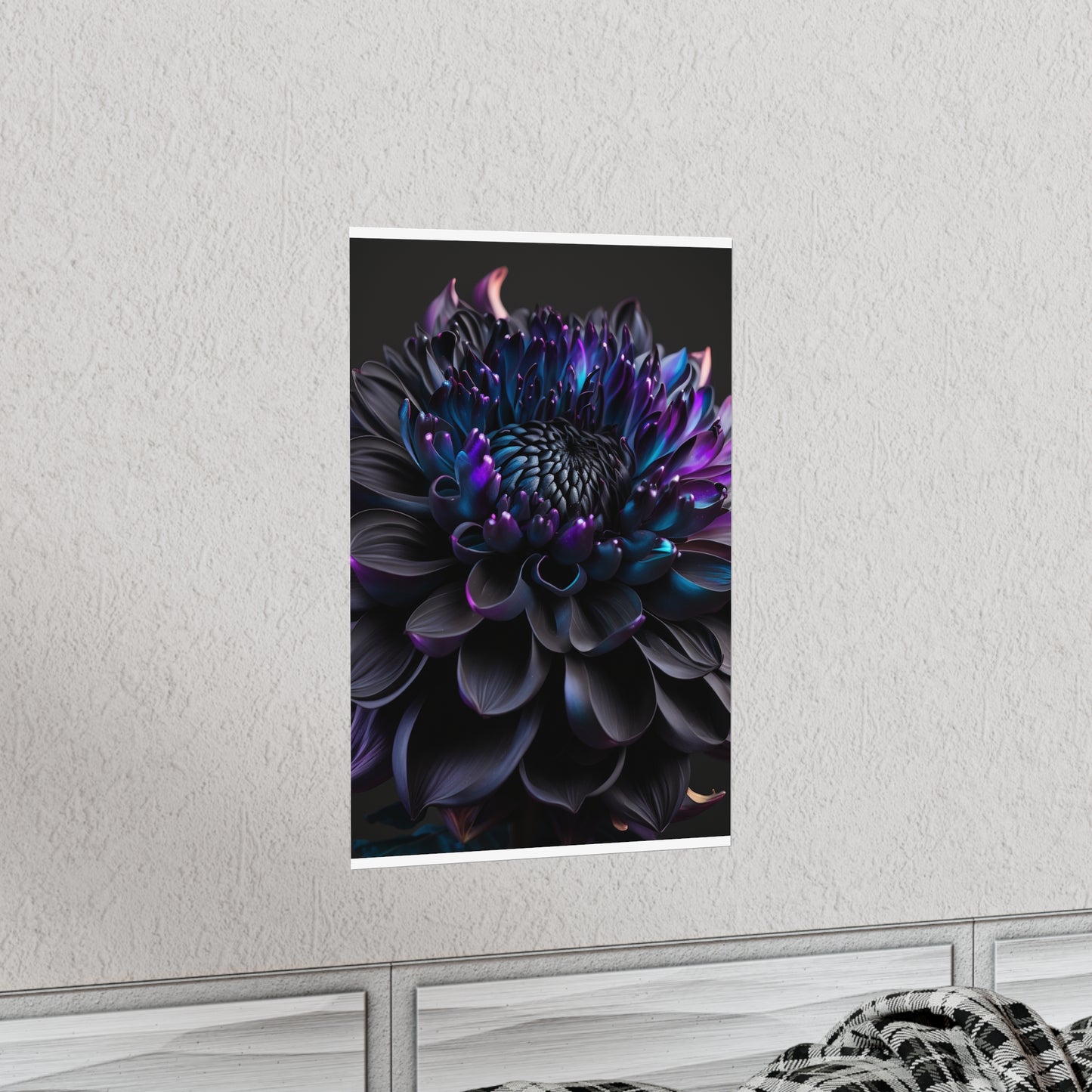 Premium Matte Vertical Posters Dahlia Purple 2