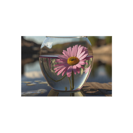 Outdoor Rug  Daisy in a vase 1