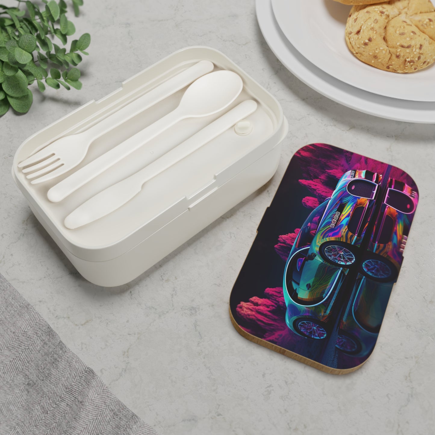 Bento Lunch Box Florescent Bugatti Flair 2