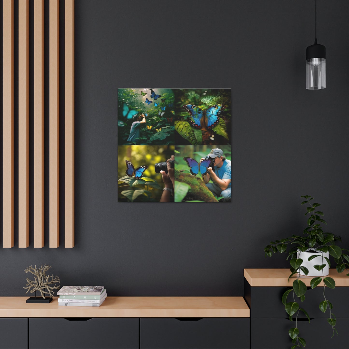 Canvas Gallery Wraps Jungle Butterfly 5