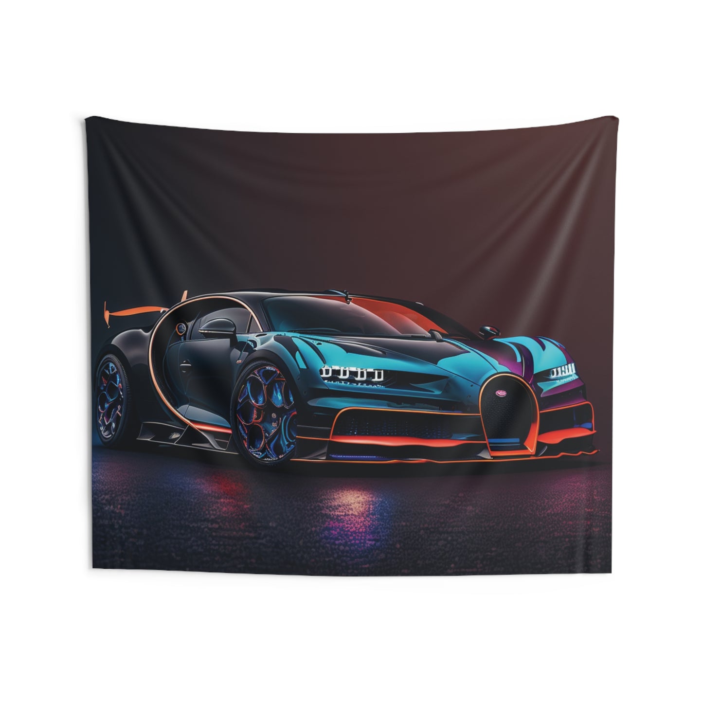 Indoor Wall Tapestries Bugatti Chiron Super 1