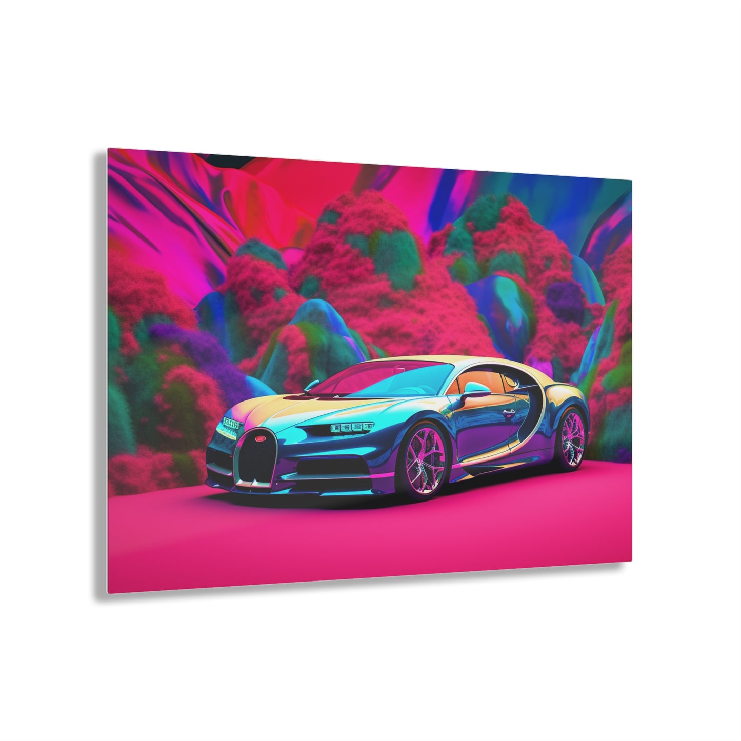 Acrylic Prints Florescent Bugatti Flair 4