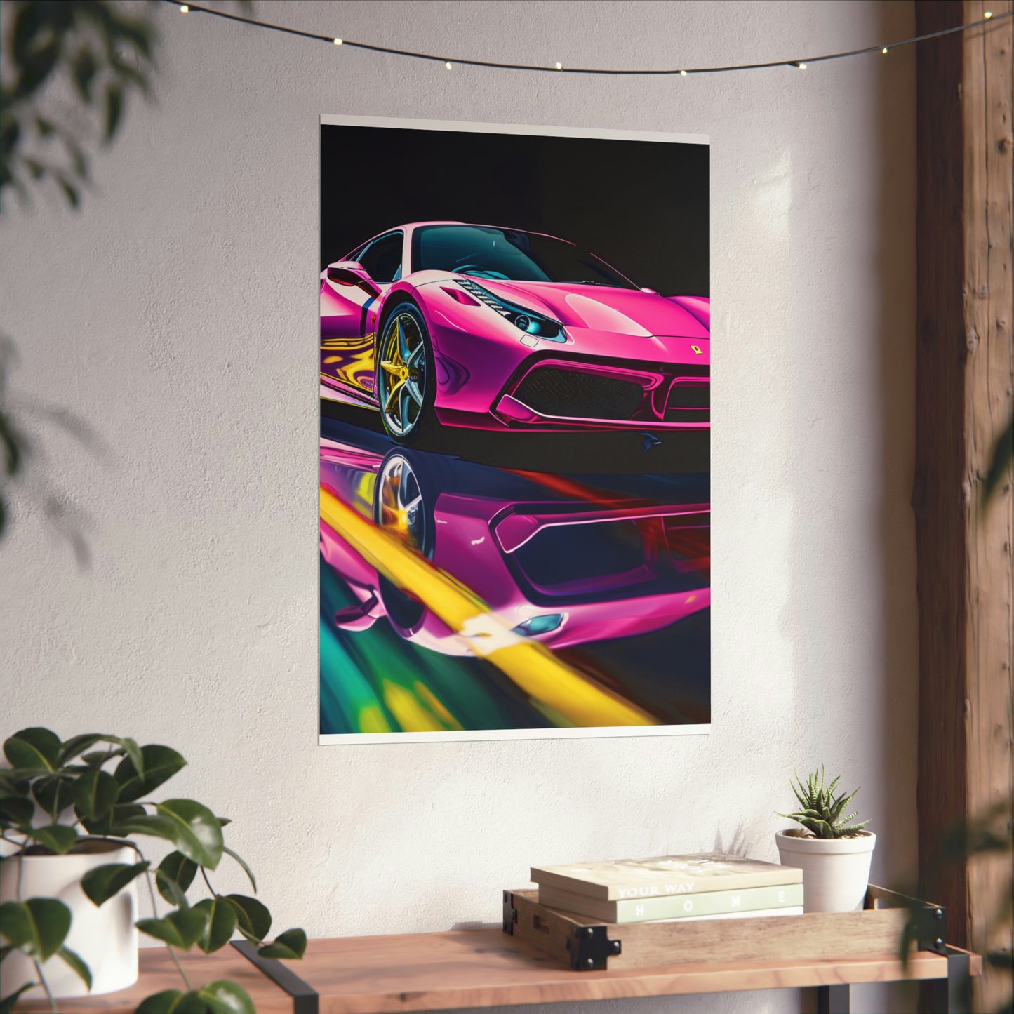 Premium Matte Vertical Posters Ferrari Flair Macro 4