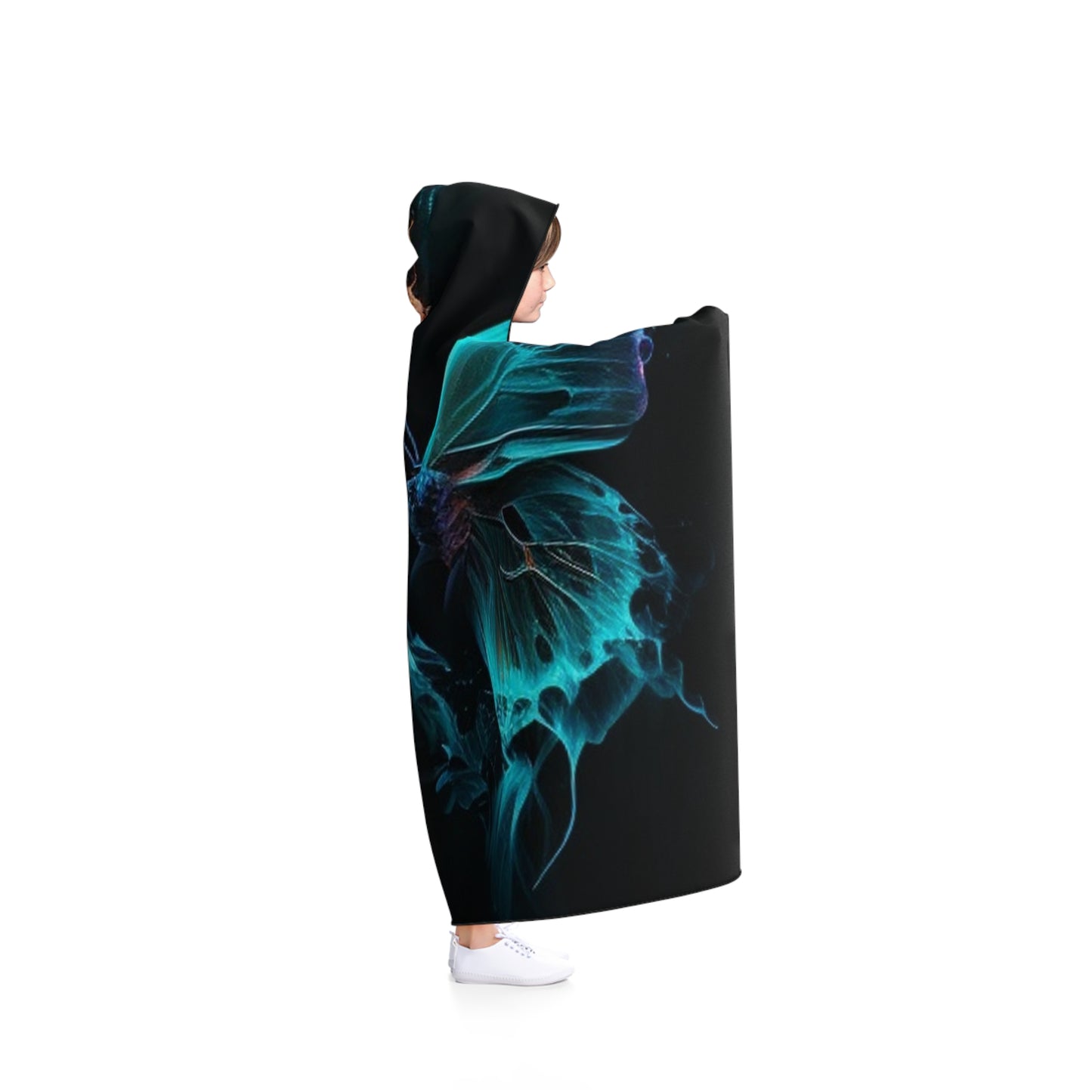 Hooded Blanket Neon Glo Butterfly 4