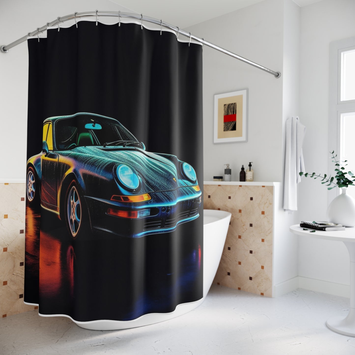 Polyester Shower Curtain Porsche 933 3