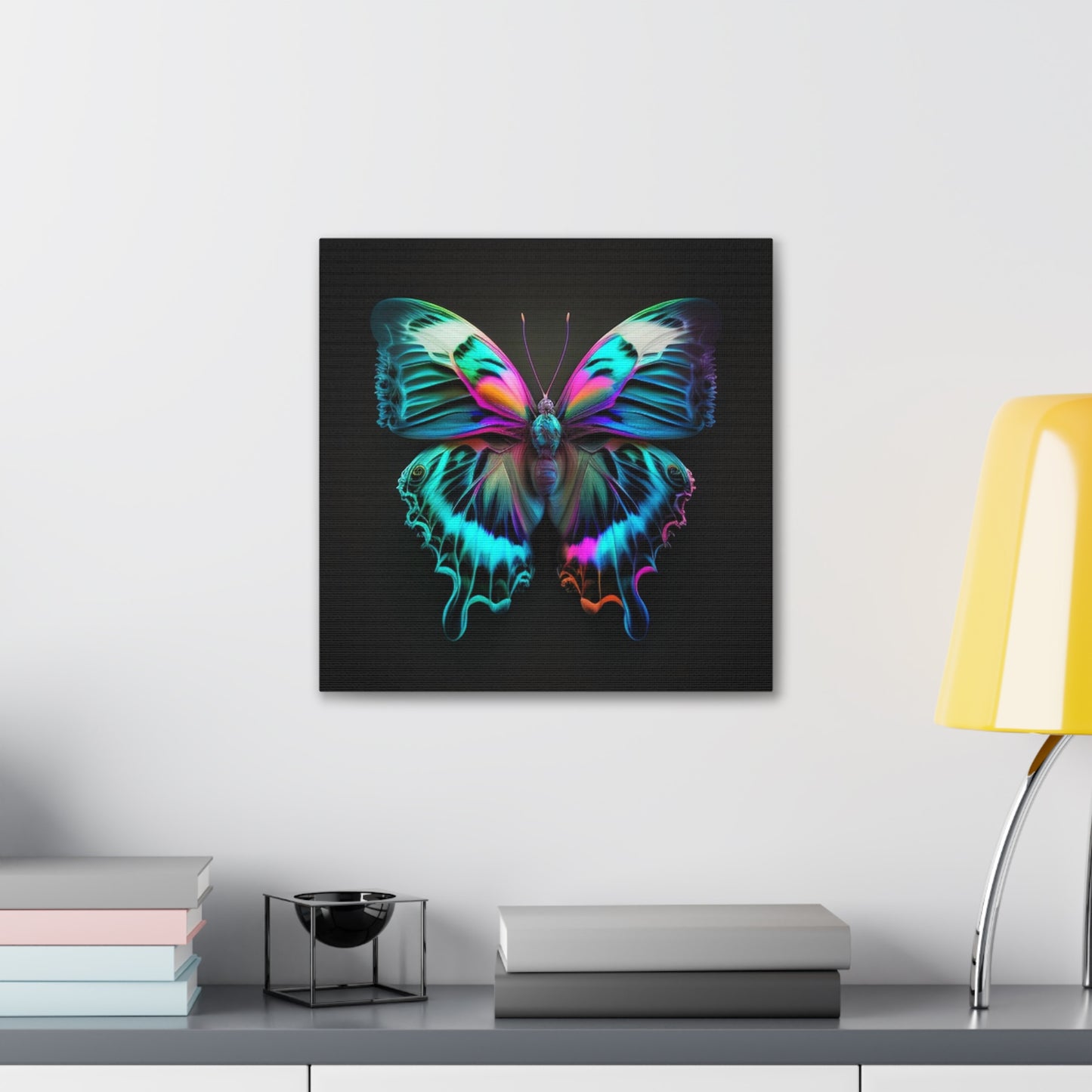 Canvas Gallery Wraps Neon Butterfly Fusion 4
