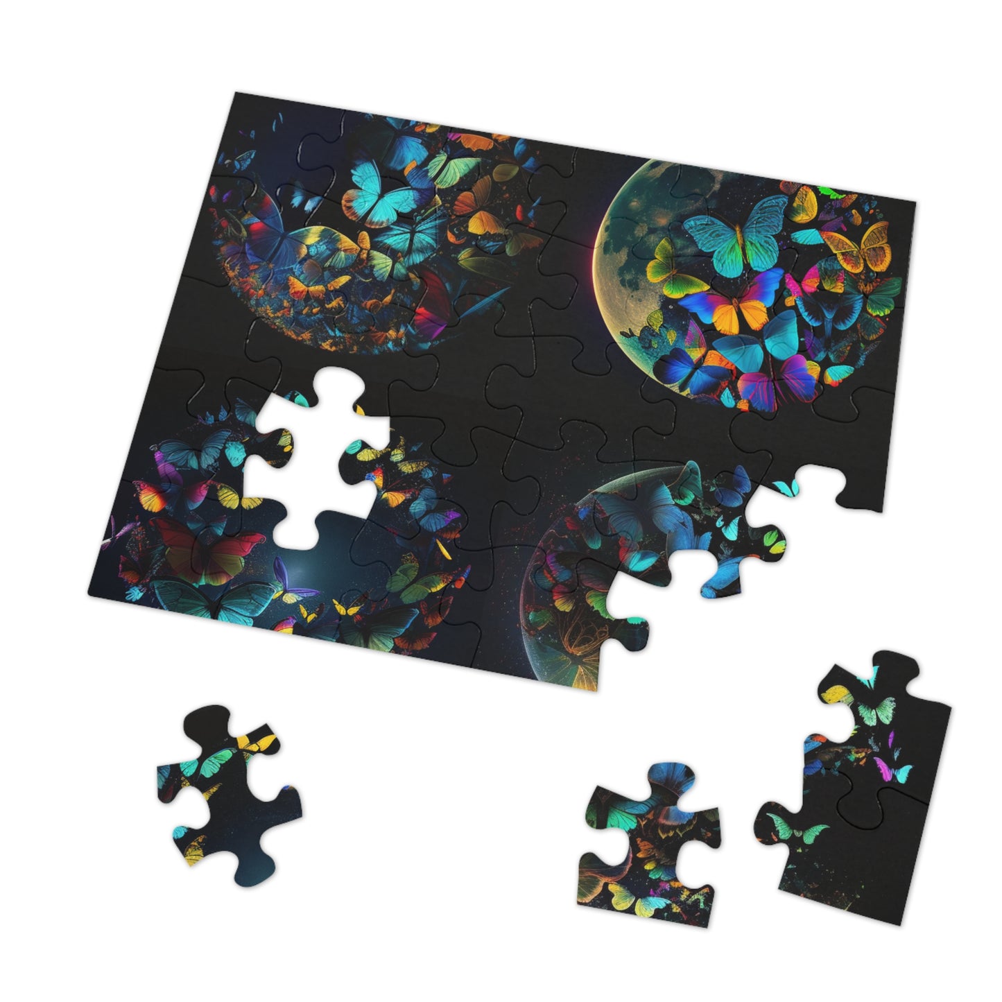 Jigsaw Puzzle (30, 110, 252, 500,1000-Piece) Moon Butterfly 5