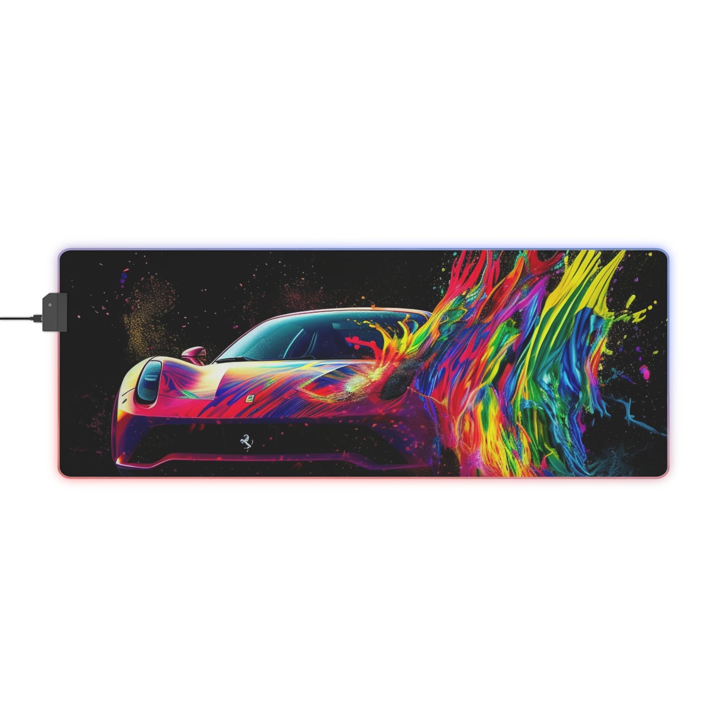 LED Gaming Mouse Pad Ferrari Fusion Water 3