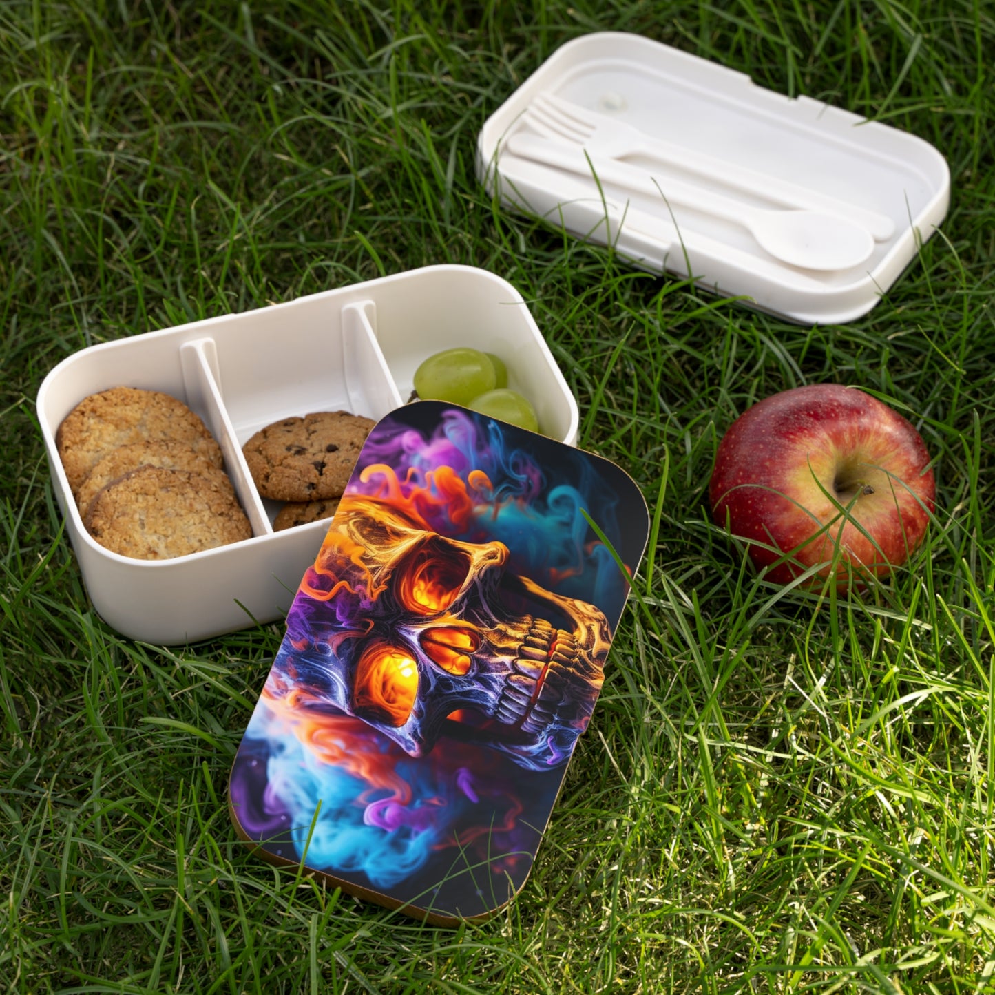 Bento Lunch Box Macro Skull 2