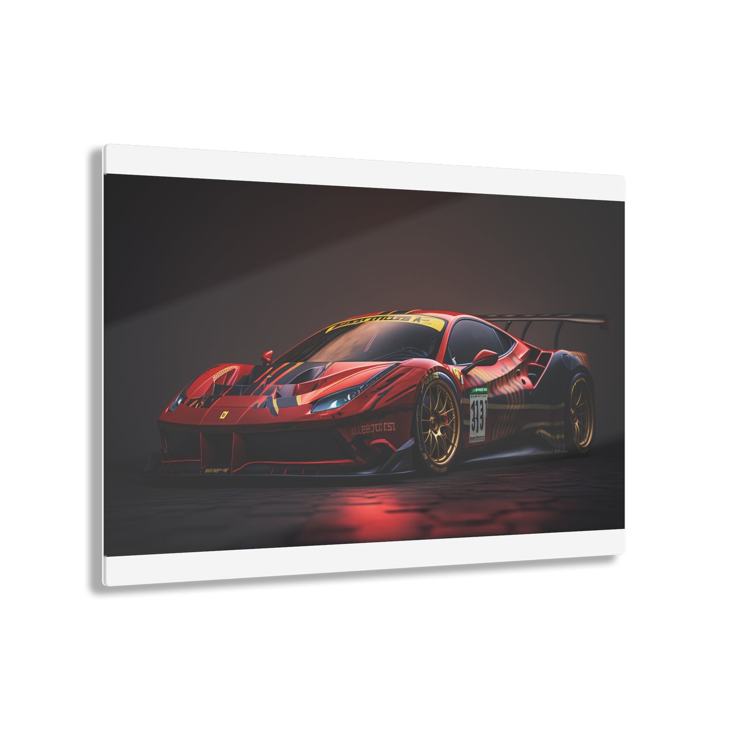 Acrylic Prints Ferrari Red 1