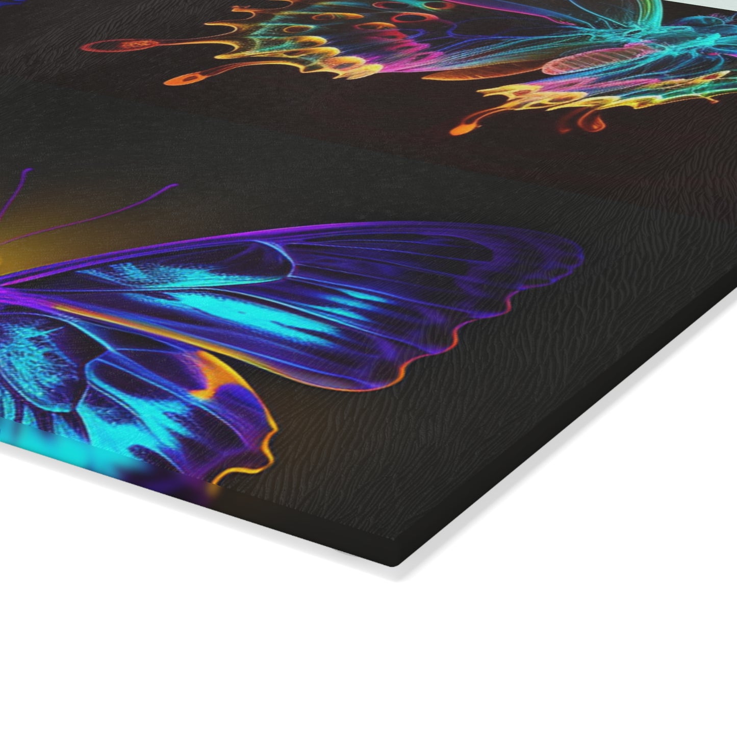 Glass Cutting Board Thermal Butterfly 5