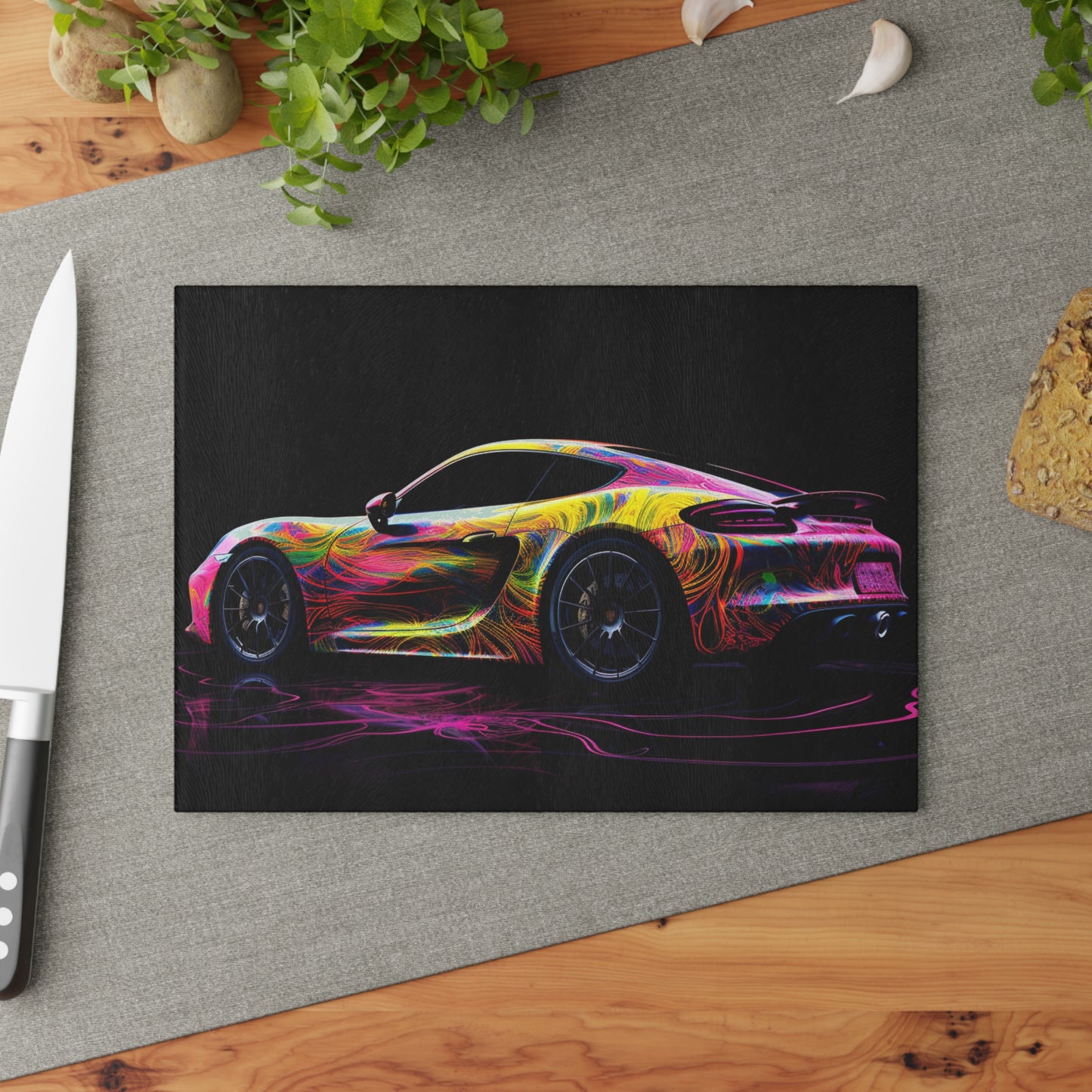 Glass Cutting Board Porsche Flair 4