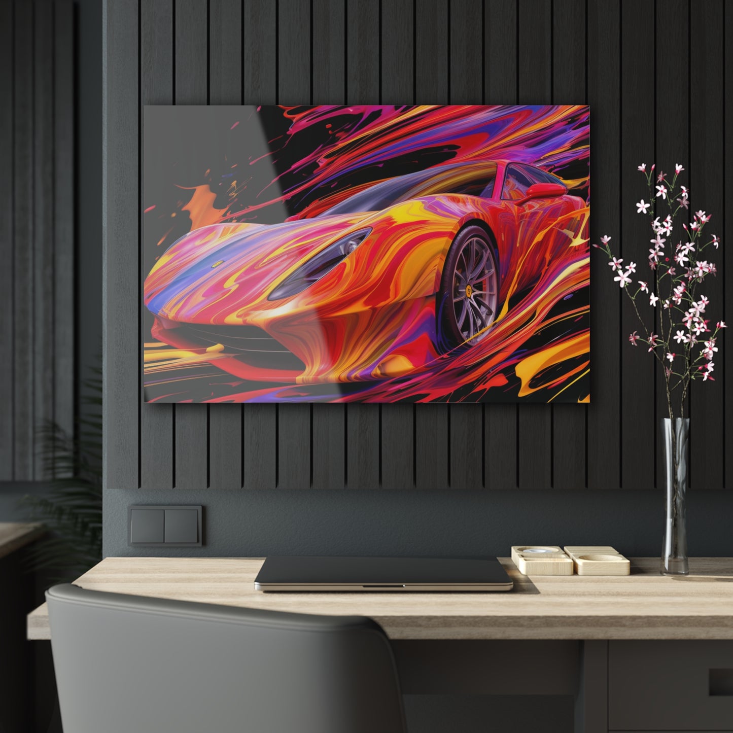 Acrylic Prints Ferrari Water Fusion 2