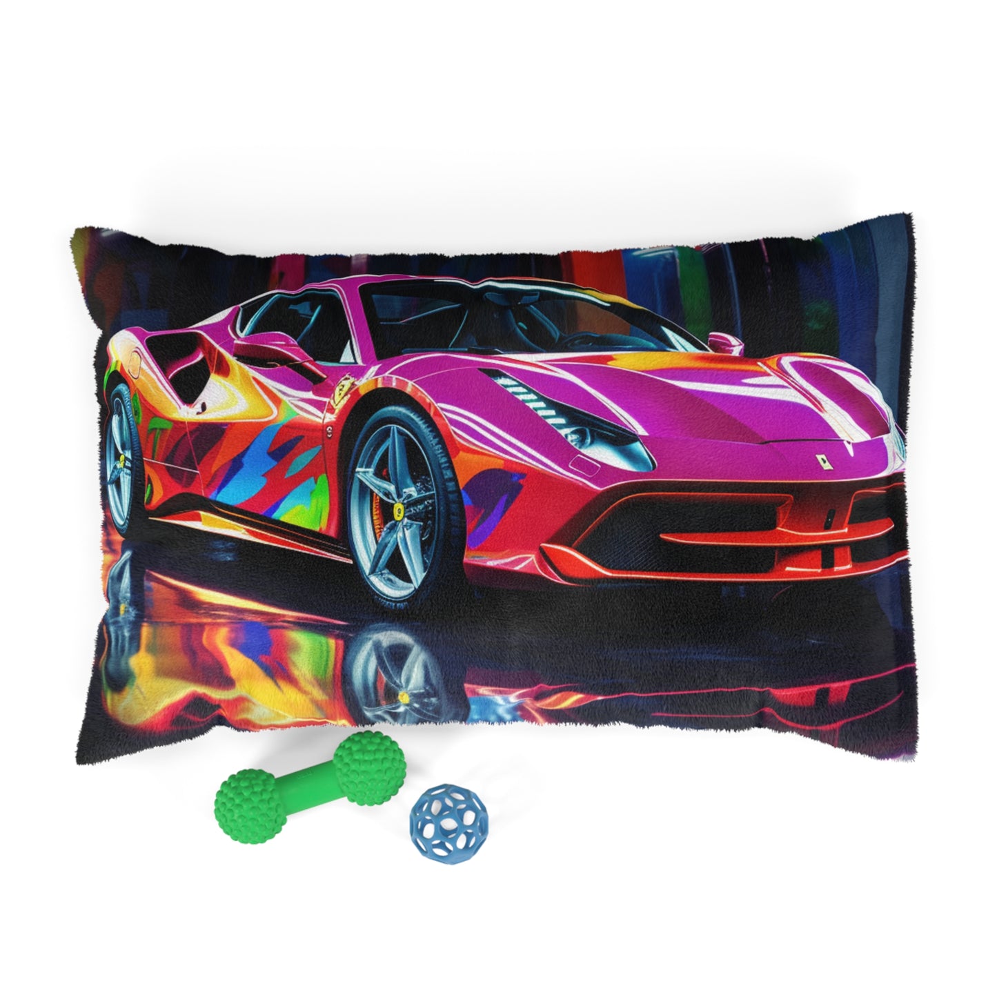 Pet Bed Pink Macro Ferrari 1