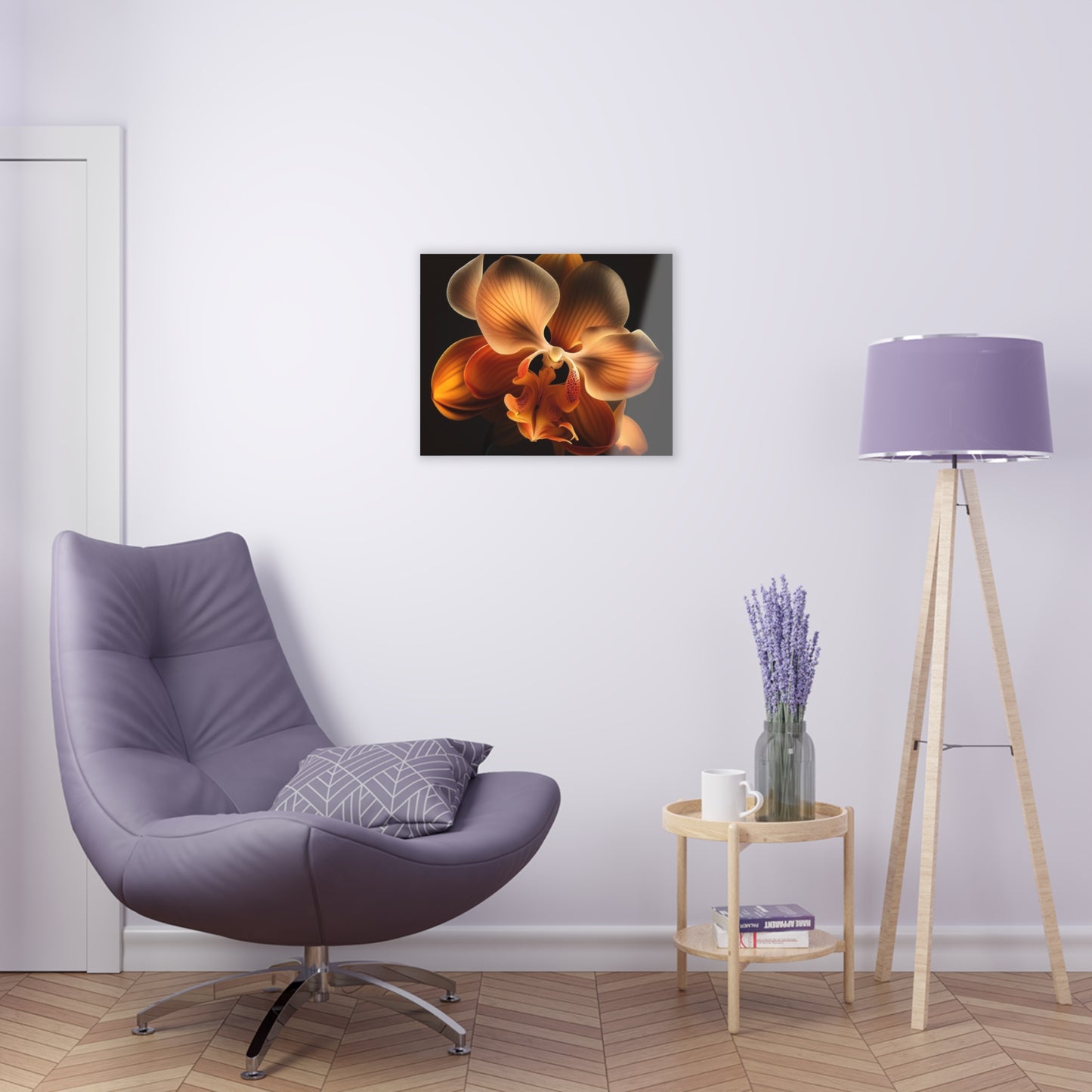 Acrylic Prints Orange Orchid 2