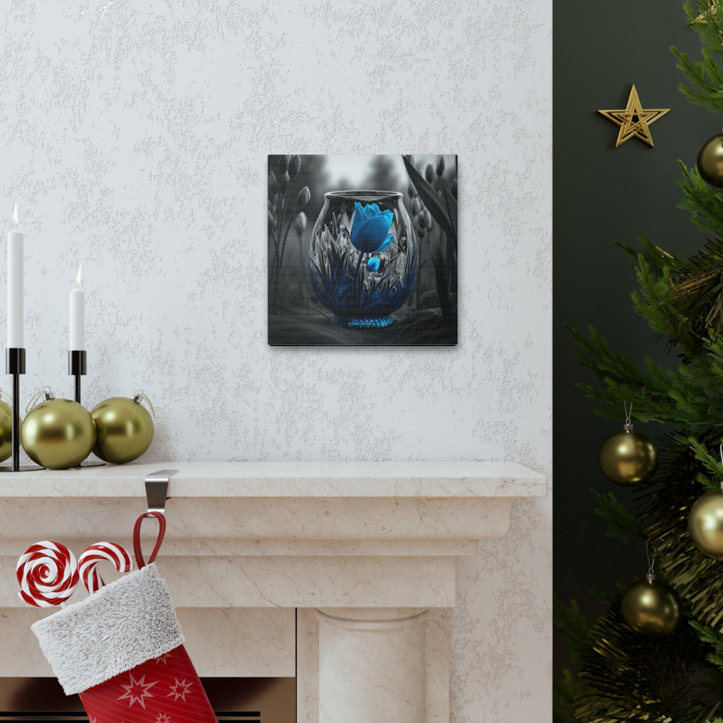 Canvas Gallery Wraps Tulip Blue 6