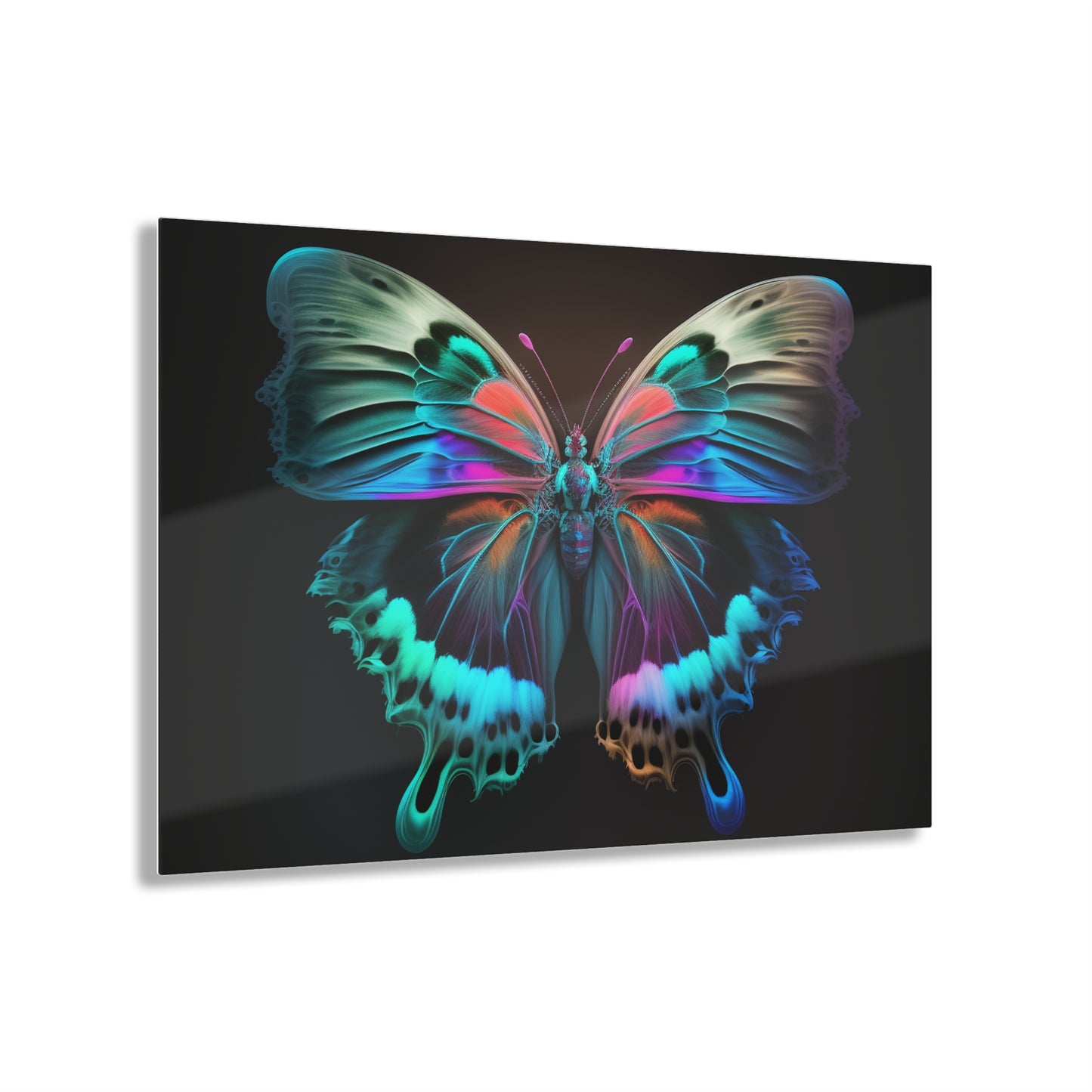 Acrylic Prints Raw Hyper Color Butterfly 2