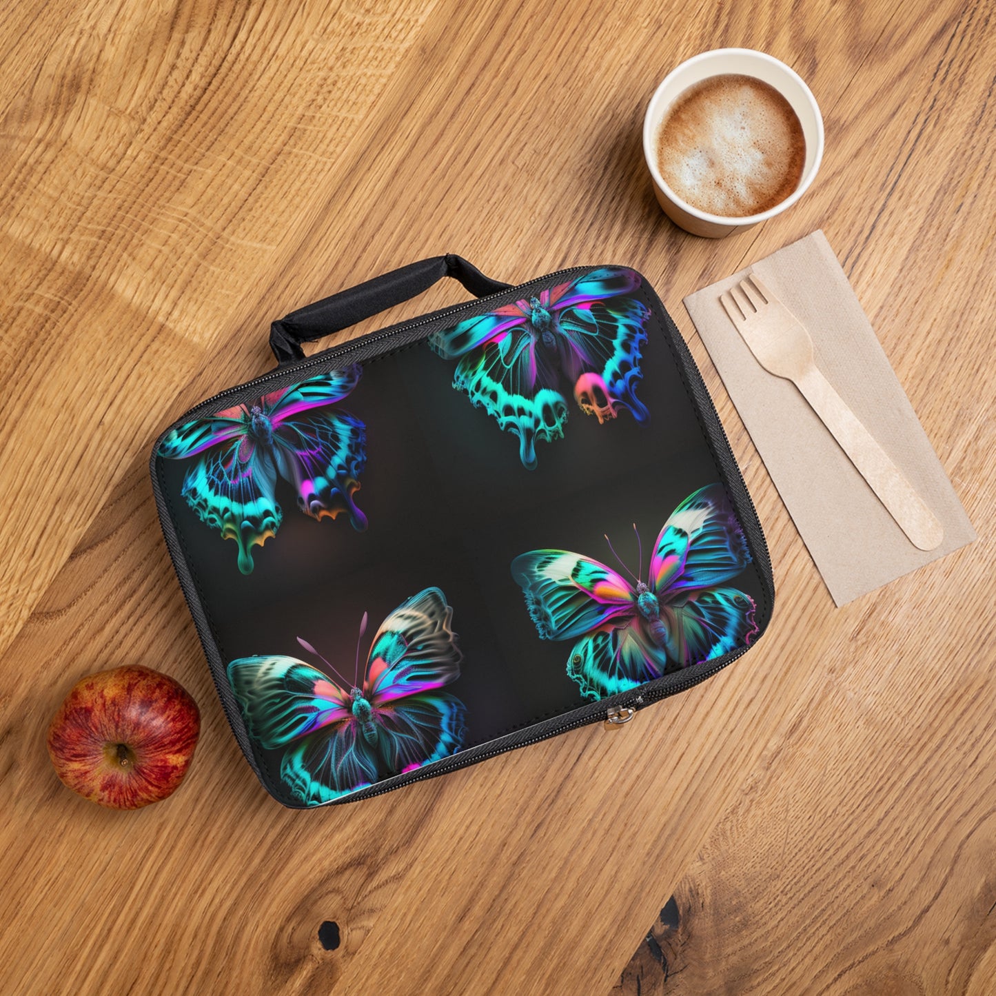 Lunch Bag Neon Butterfly Fusion 5