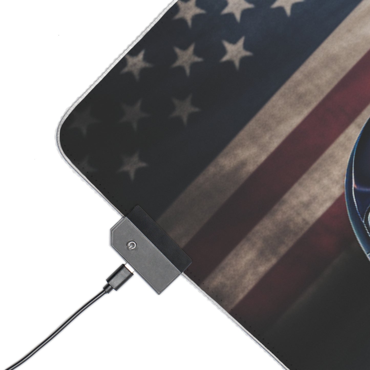 LED Gaming Mouse Pad Bugatti American Flag 4