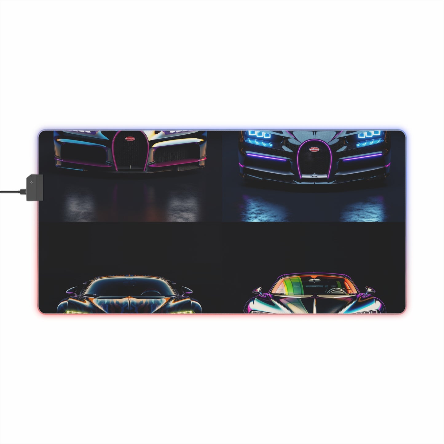 LED Gaming Mouse Pad Hyper Bugatti Chiron 5