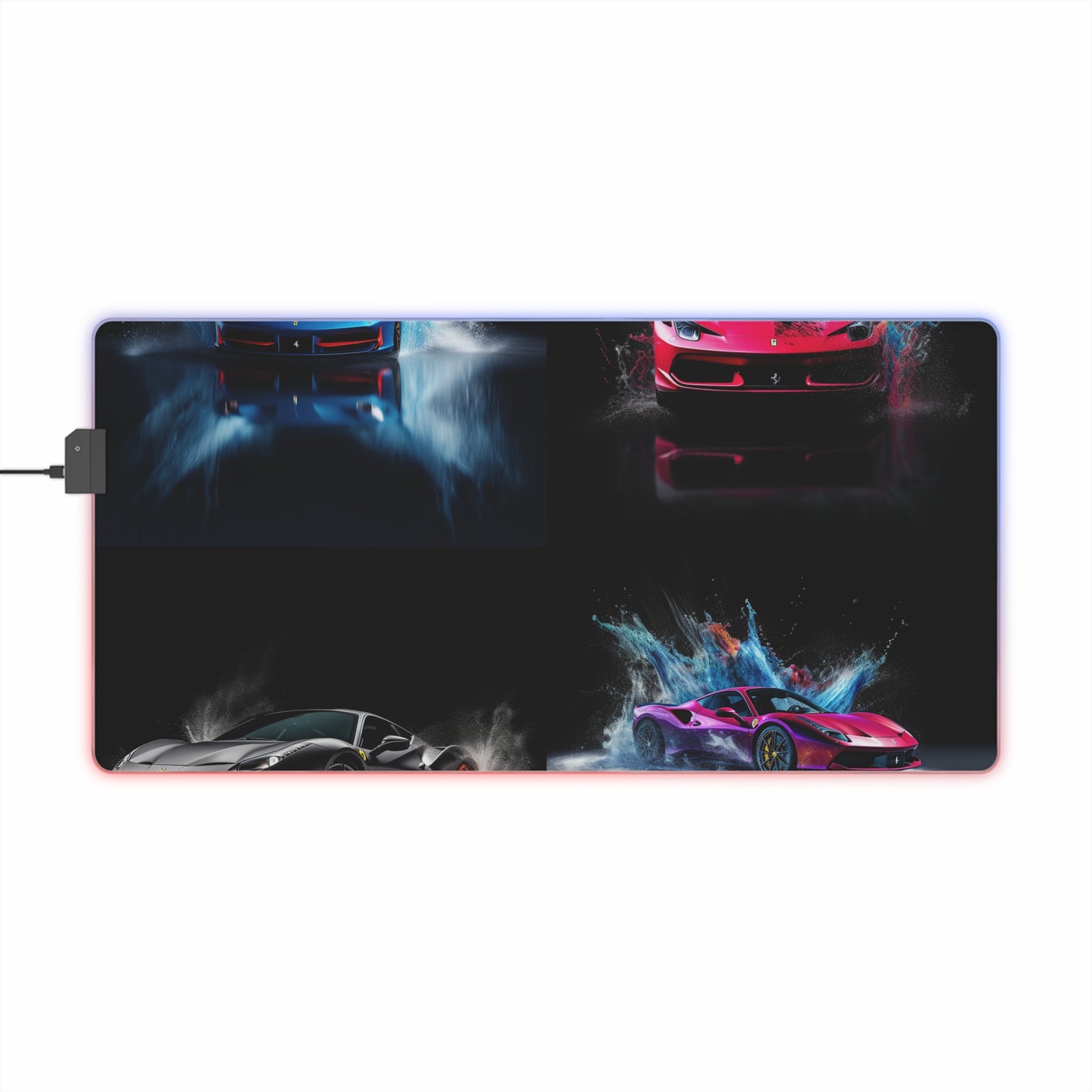 LED Gaming Mouse Pad Ferrari Water Splash 5