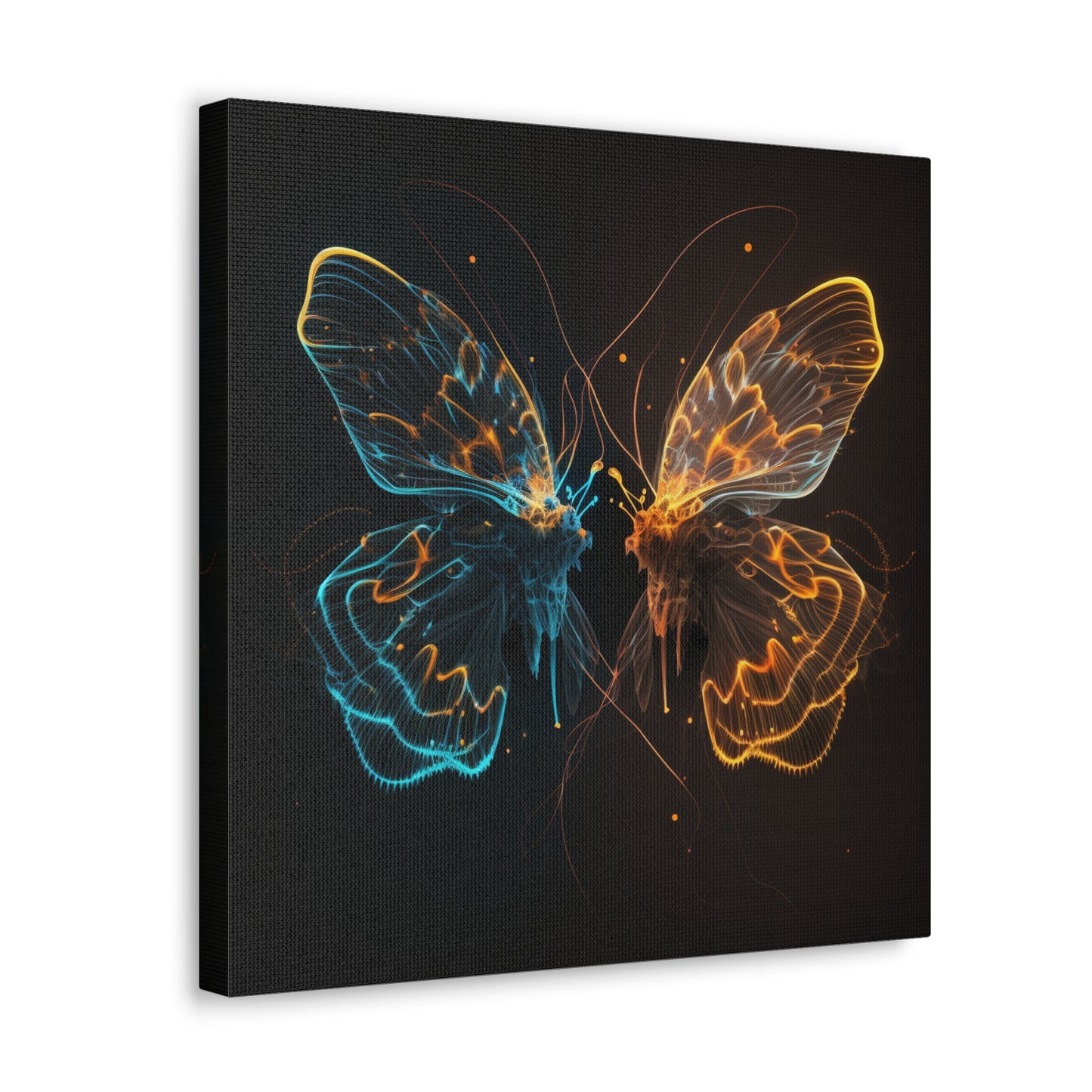 Canvas Gallery Wraps Neon Glo Butterfly 1