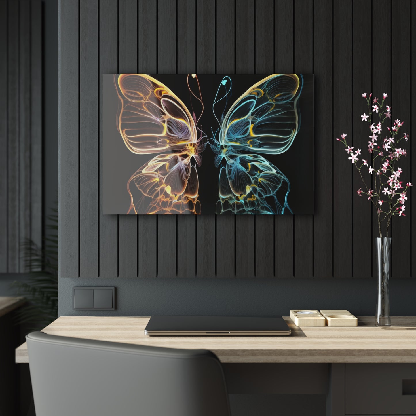 Acrylic Prints Neon Glo Butterfly 3