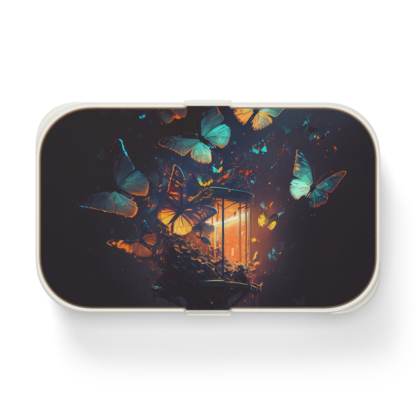 Bento Lunch Box Street Light Butterfly 1