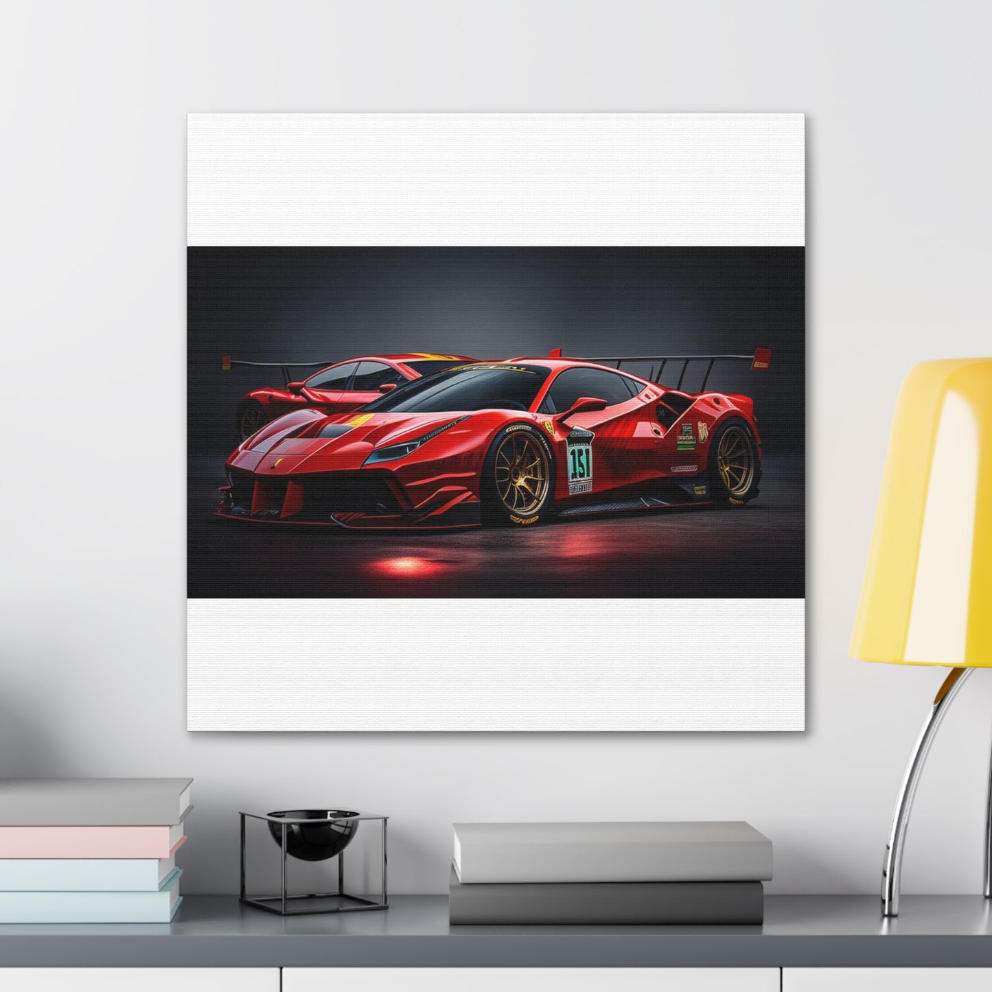 Canvas Gallery Wraps Ferrari Red 2