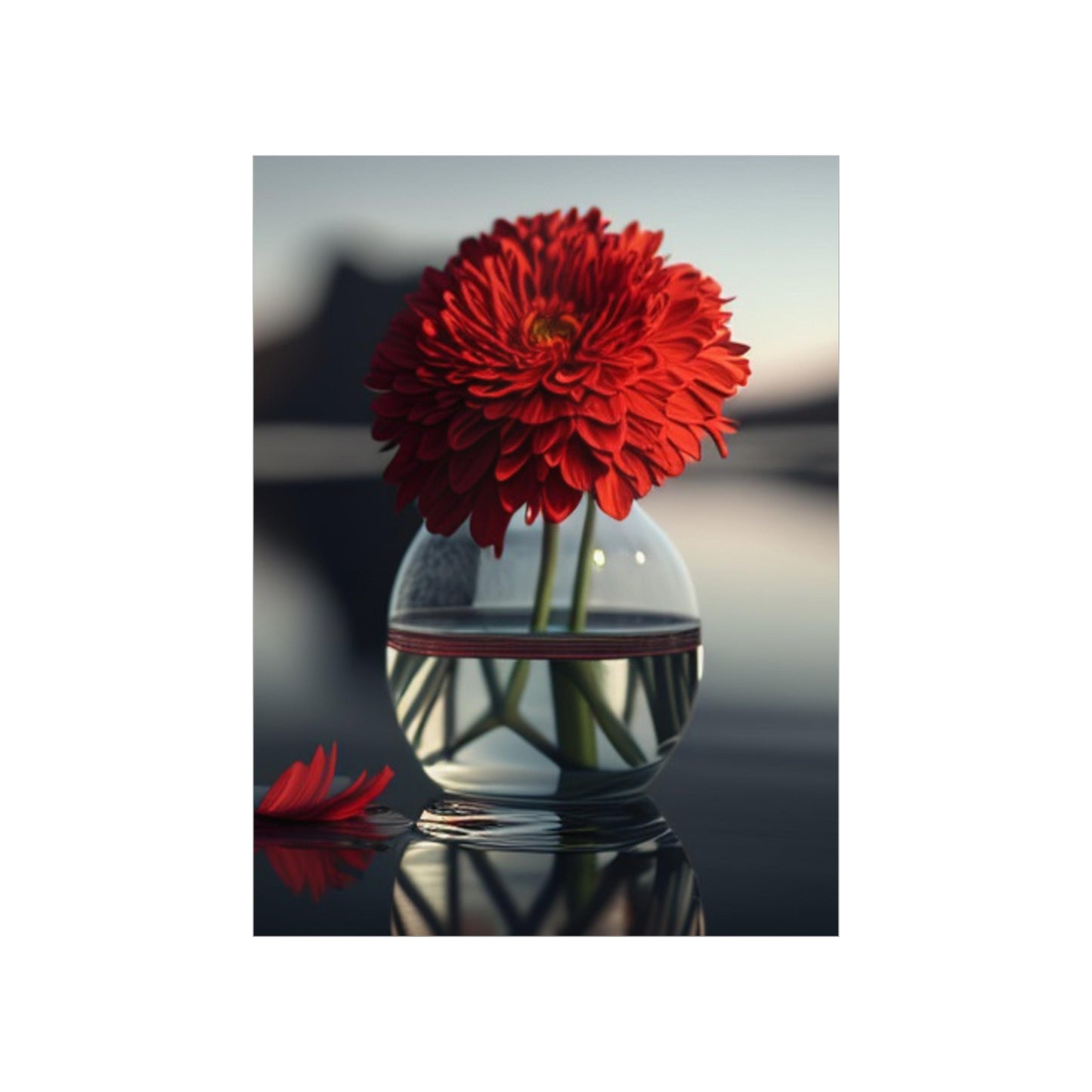 Premium Matte Vertical Posters Chrysanthemum 2