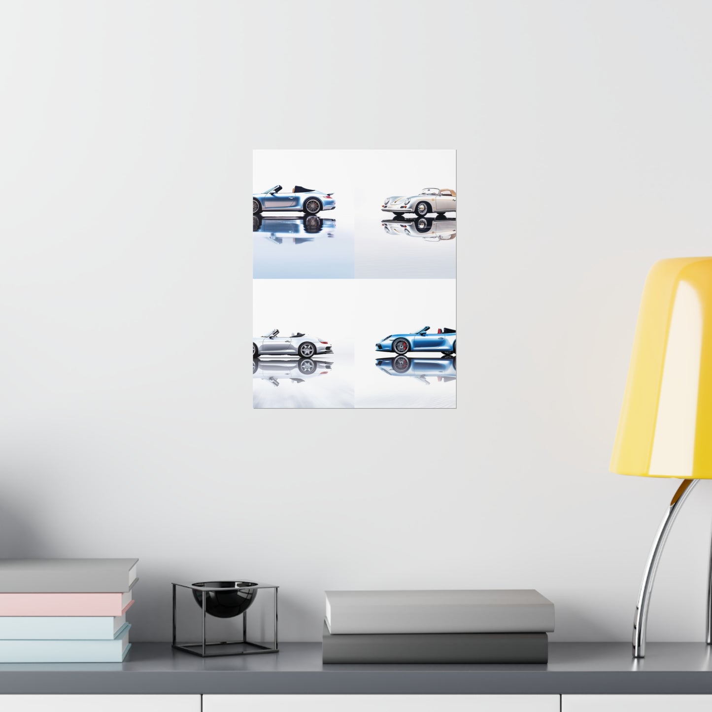 Premium Matte Vertical Posters 911 Speedster on water 5