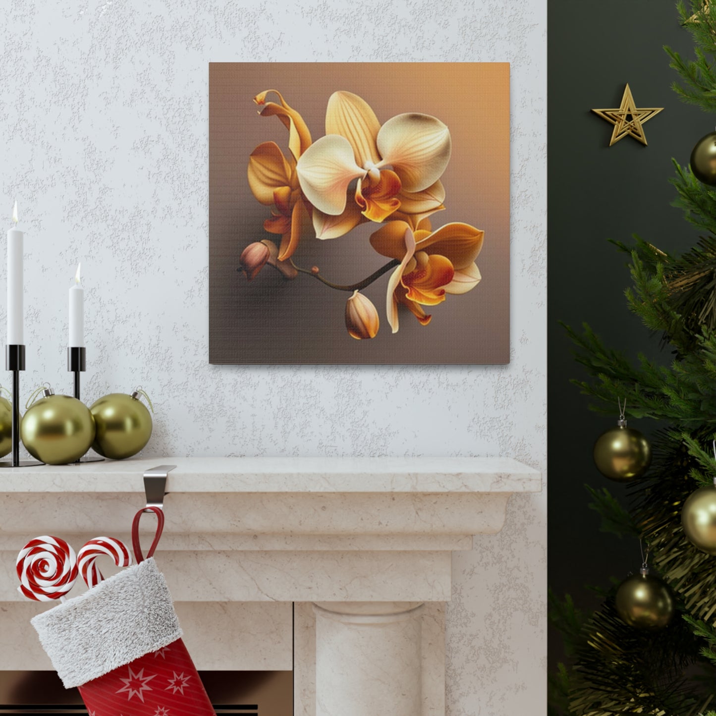 Canvas Gallery Wraps orchid pedals 2