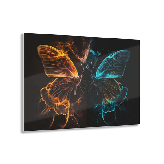 Acrylic Prints Kiss Neon Butterfly 6