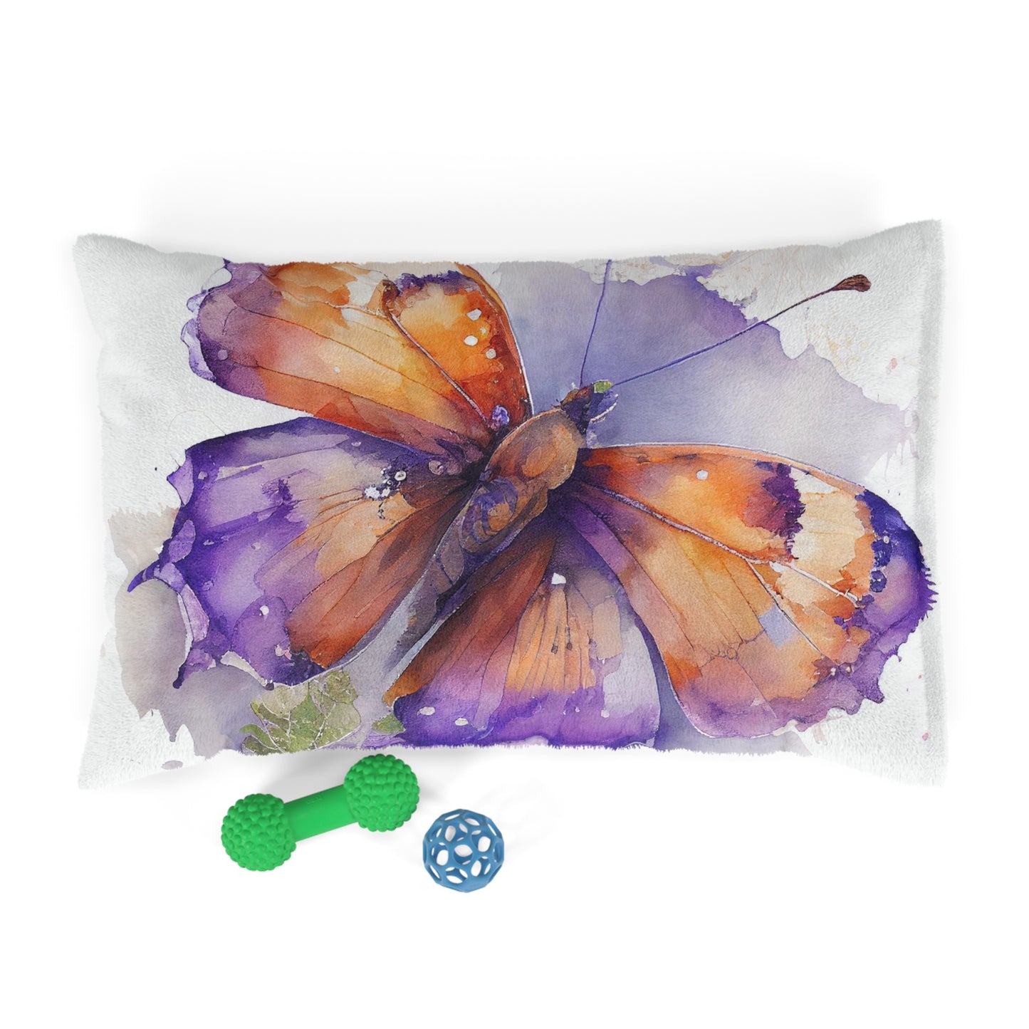 Pet Bed MerlinRose Watercolor Butterfly 2