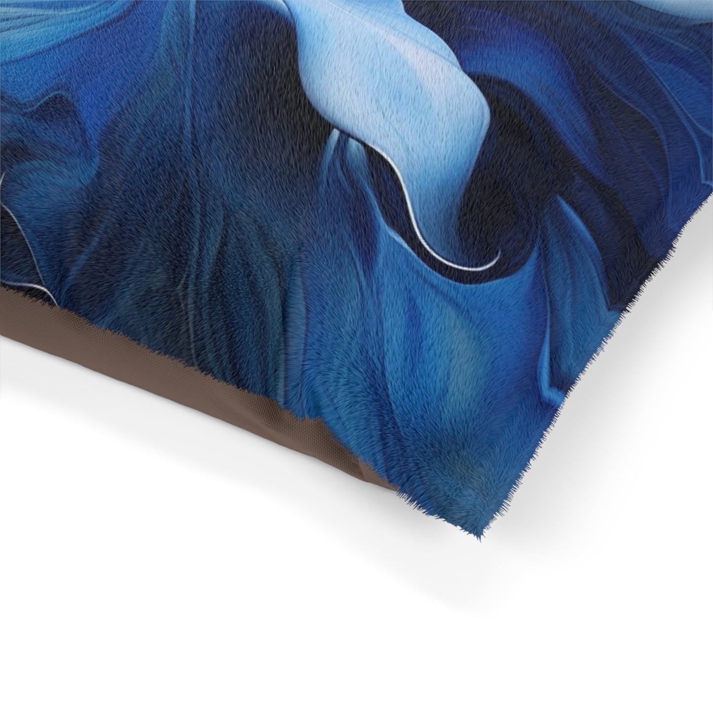 Pet Bed Abstract Blue Tulip 4