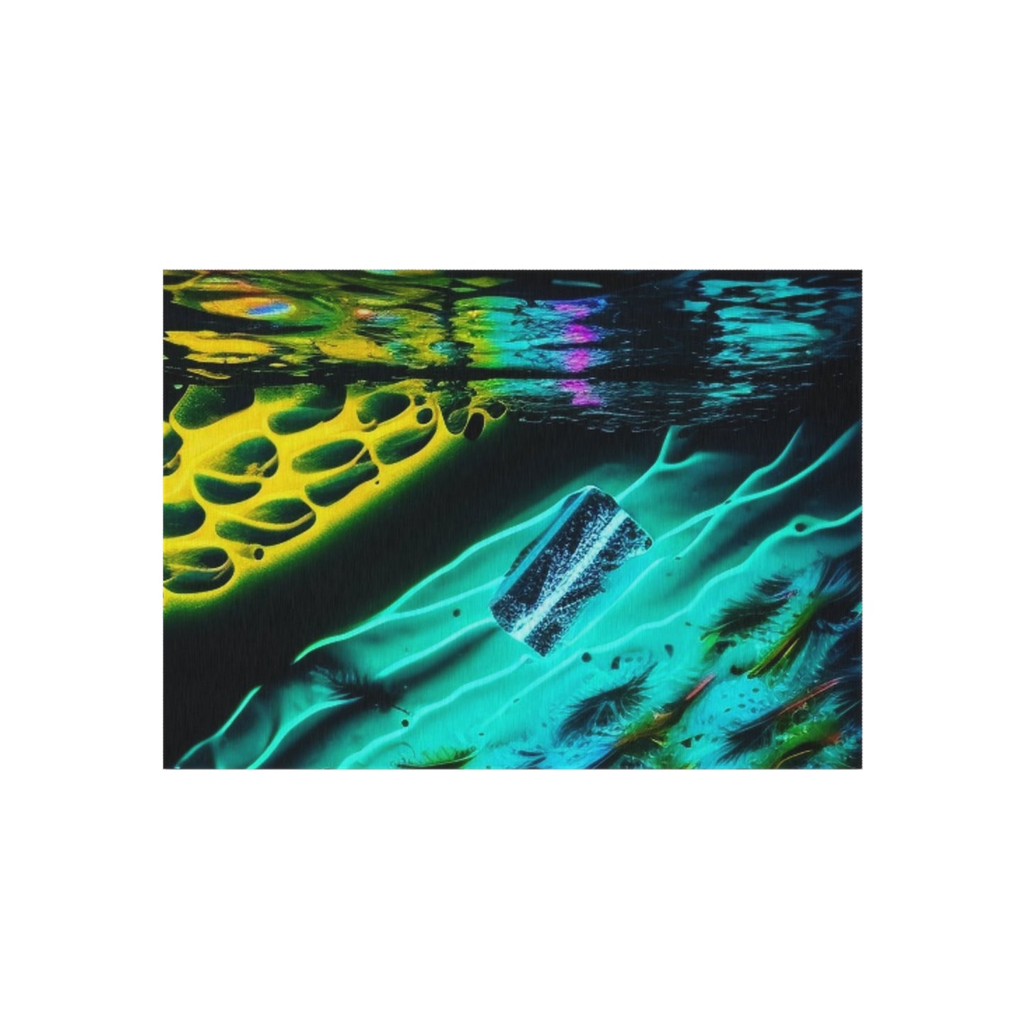 Outdoor Rug  Florescent Glow 2