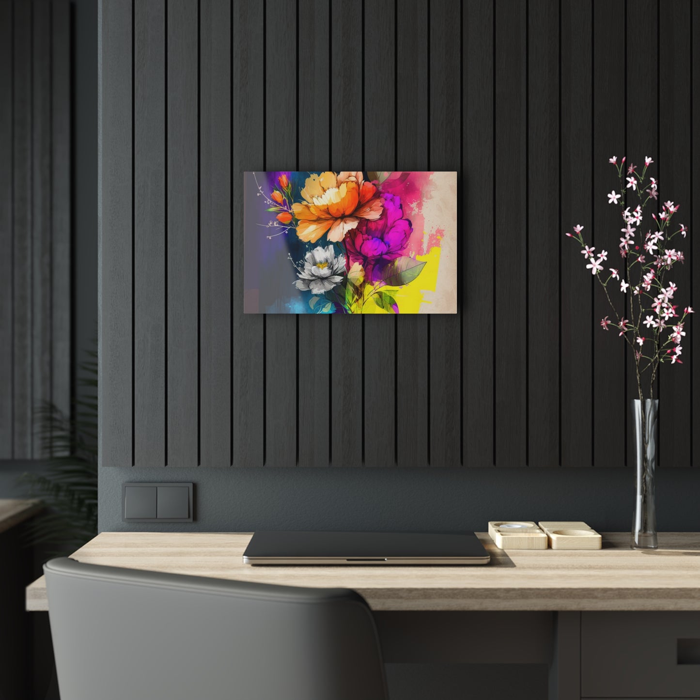 Acrylic Prints Bright Spring Flowers 4