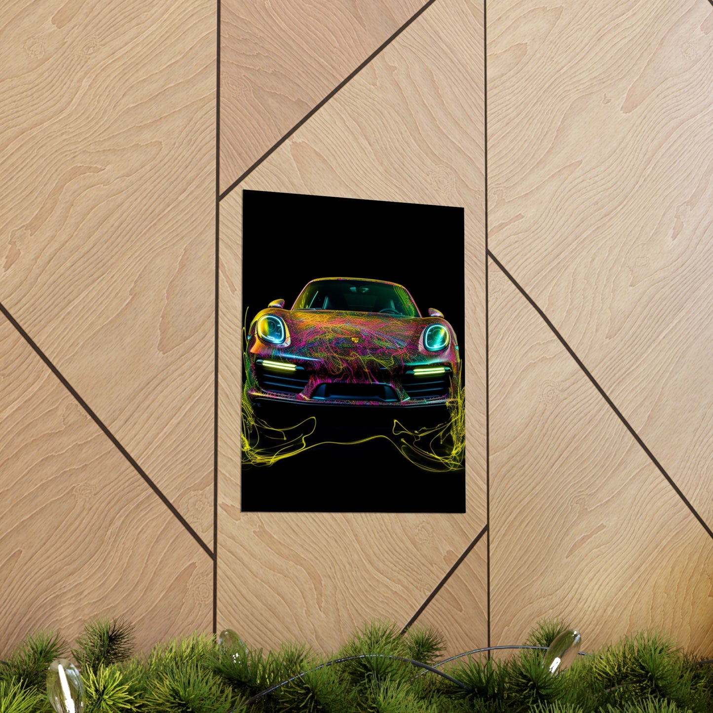 Premium Matte Vertical Posters Porsche Flair 2